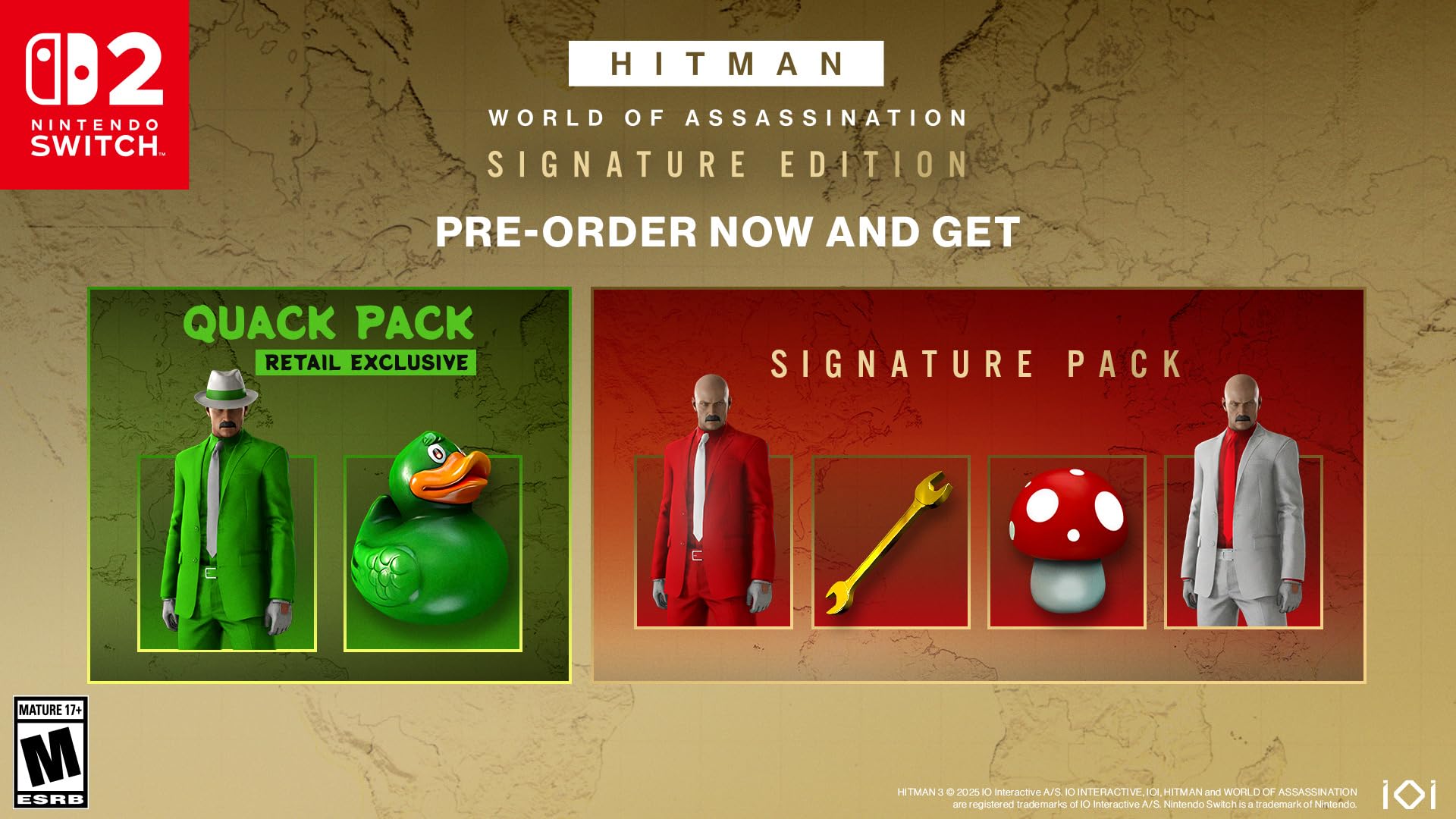 Hitman: World of Assassination Signature Edition - (NS2) Nintendo Switch 2 Video Games Solutions 2 Go