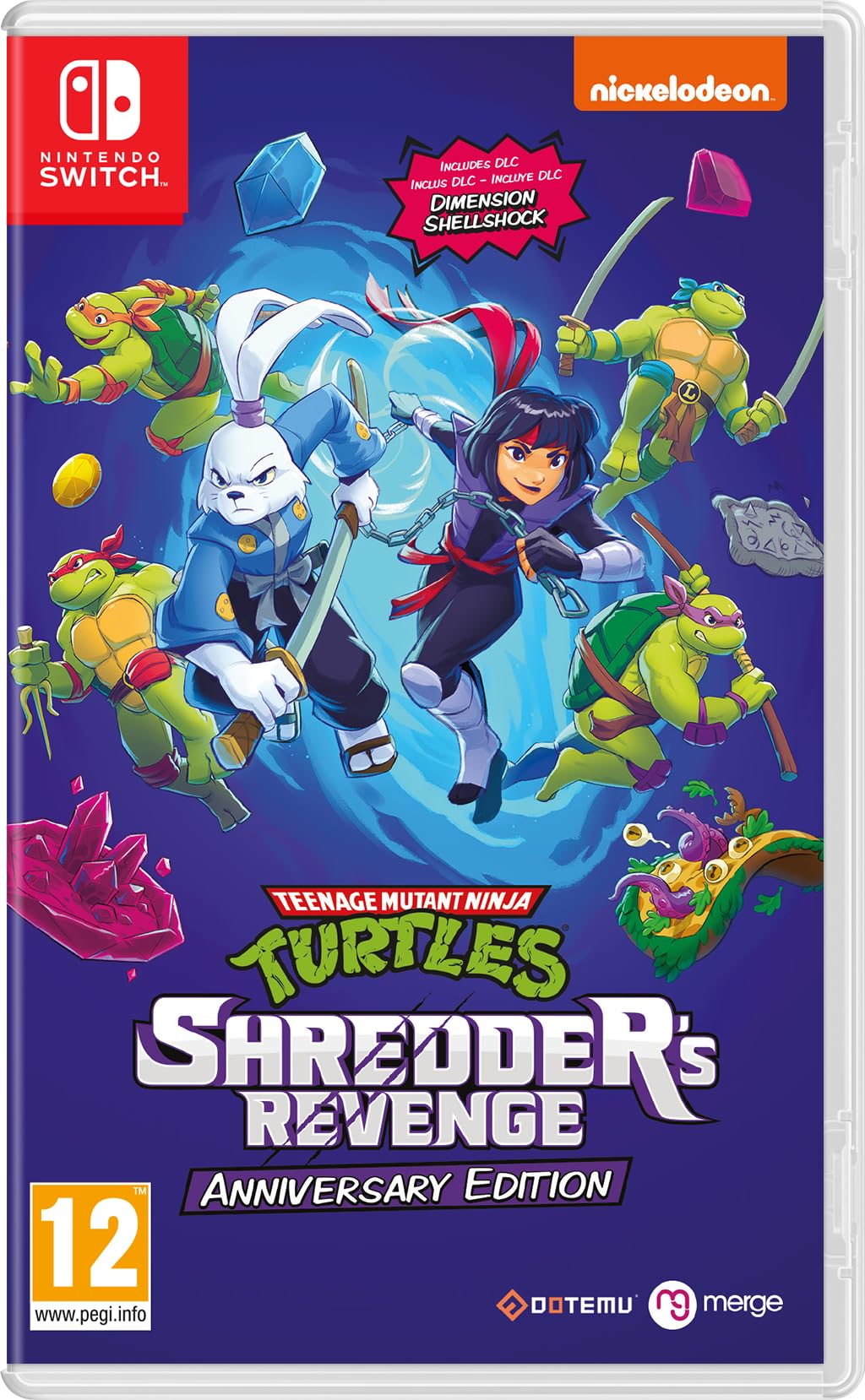 Teenage Mutant Ninja Turtles: Shredder's Revenge (Anniversary Edition) - (NSW) Nintendo Switch [Pre-Owned] (European Import) Video Games Merge Games