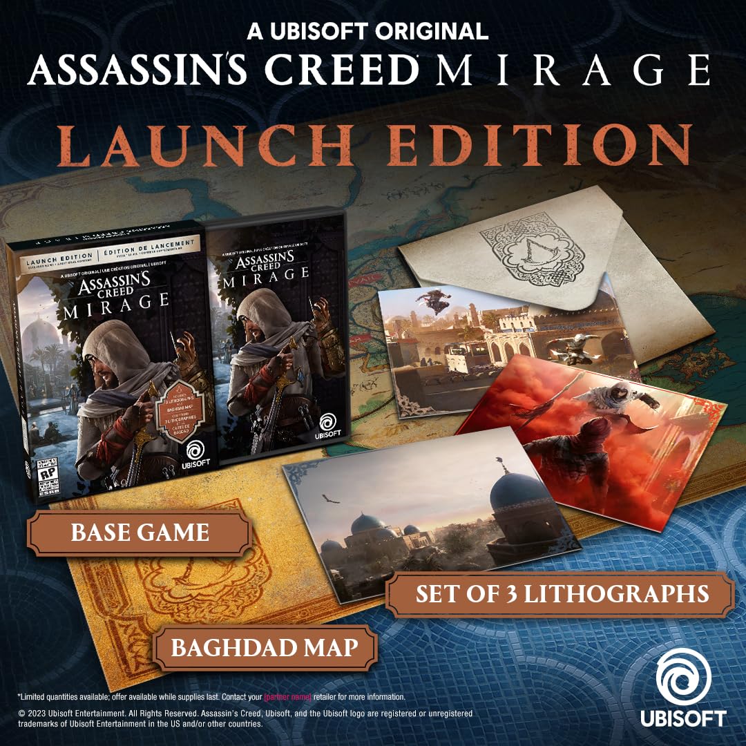 Assassin's Creed Mirage (Launch Edition) - (XSX) Xbox Series X [Pre-Owned] Video Games Ubisoft