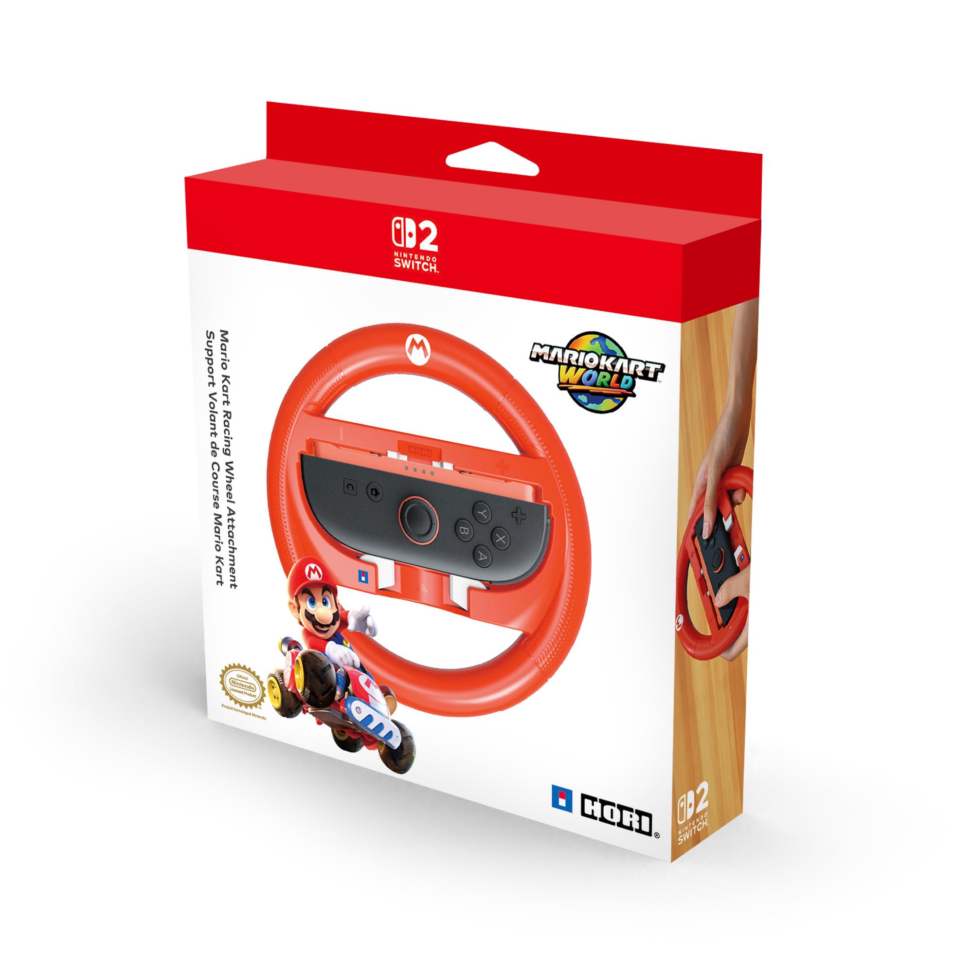 HORI Mario Kart Racing Wheel Attachment (Mario) - (NS2) Nintendo Switch 2 ACCESSORIES HORI