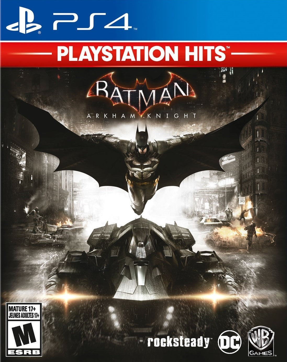 Batman: Arkham Knight (PlayStation Hits) - (PS4) PlayStation 4 Video Games Warner Bros. Interactive Entertainment