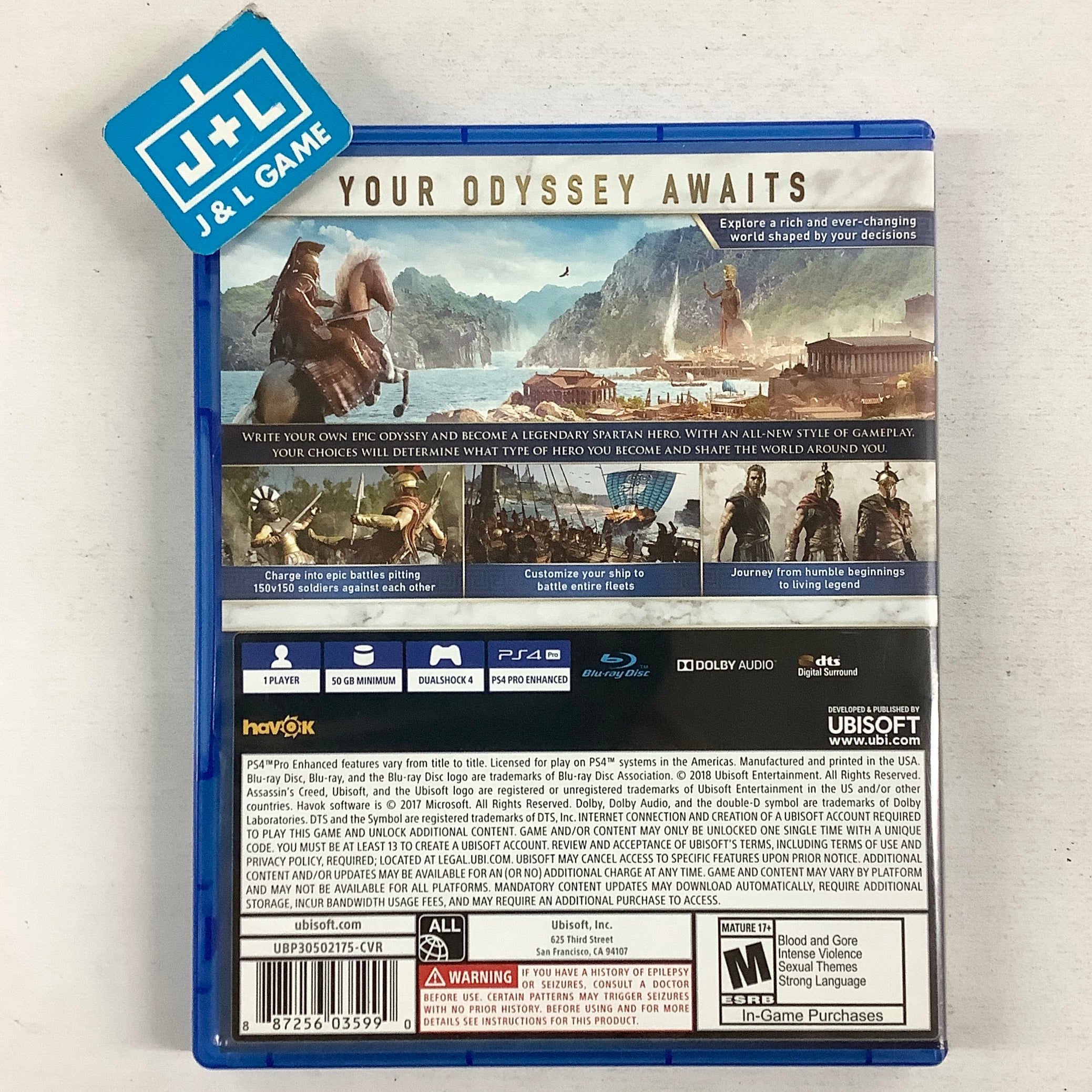 Assassin's Creed Odyssey - (PS4) PlayStation 4 [Pre-Owned] Video Games Ubisoft