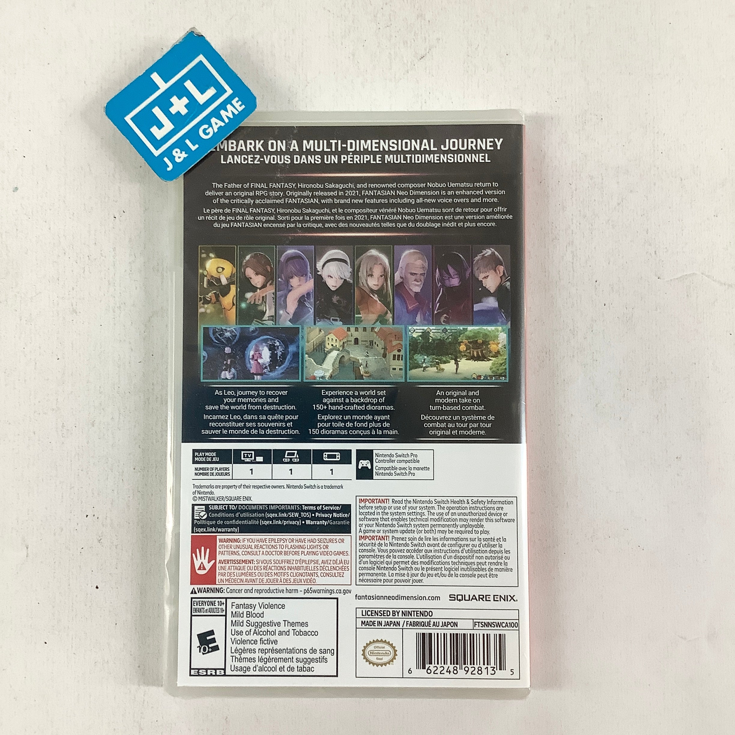 FANTASIAN Neo Dimension - (NSW) Nintendo Switch Video Games Square Enix