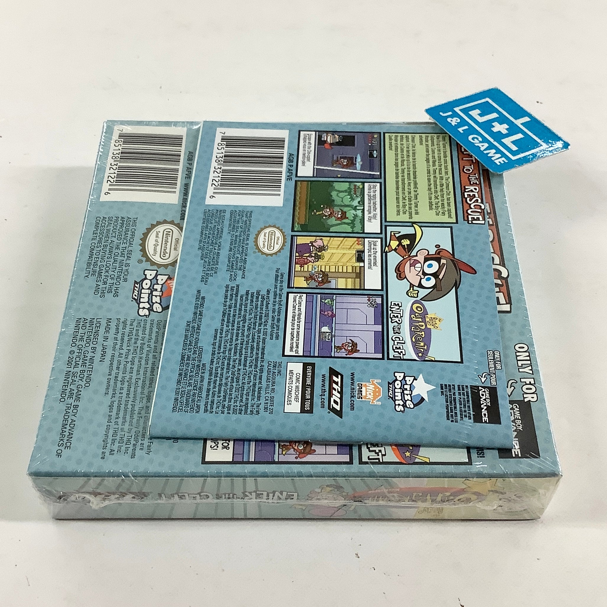 The Fairly OddParents! Enter the Cleft - (GBA) Game Boy Advance Video Games THQ