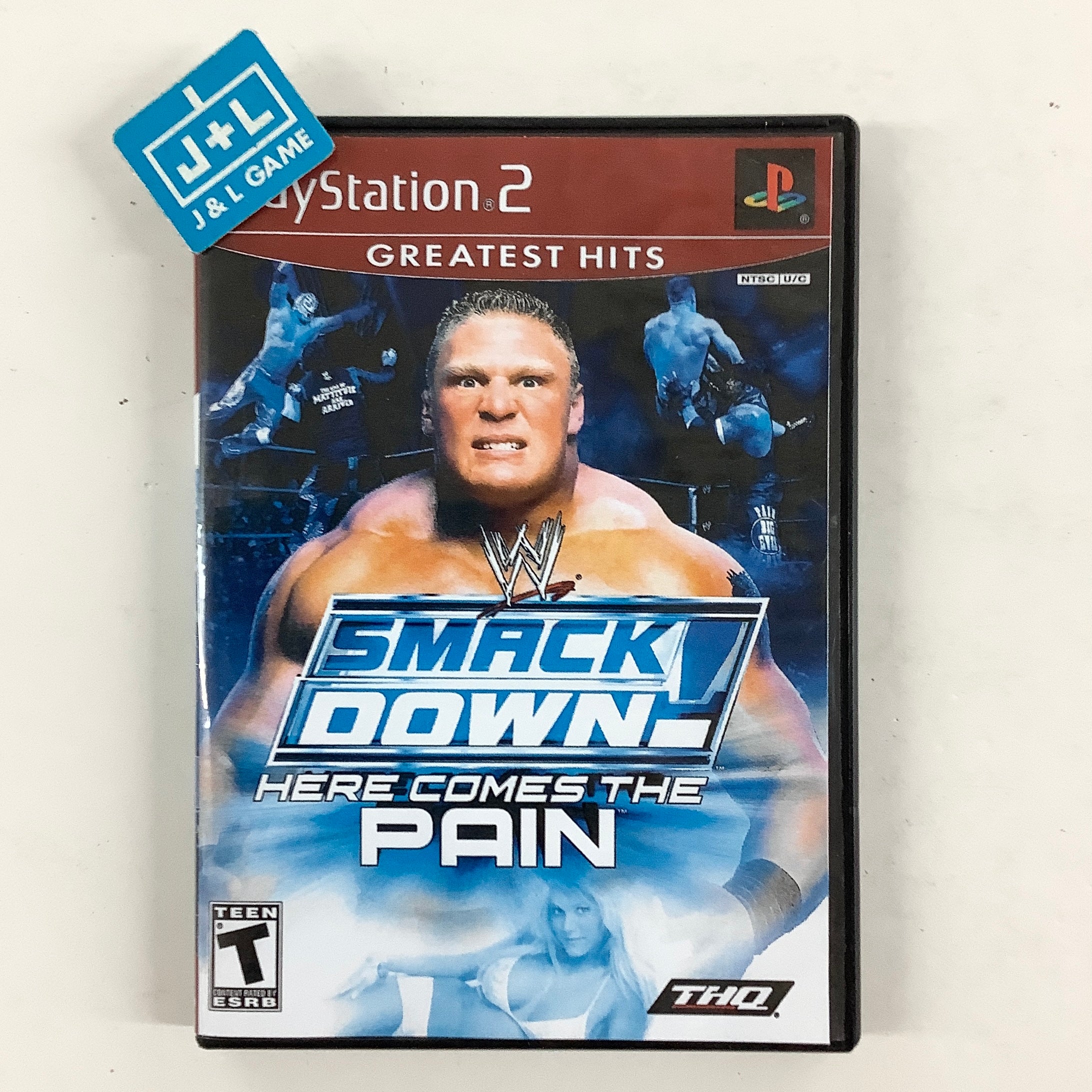 WWE SmackDown! Here Comes the Pain (Greatest Hits) - (PS2) PlayStation 2 [Pre-Owned] Video Games THQ