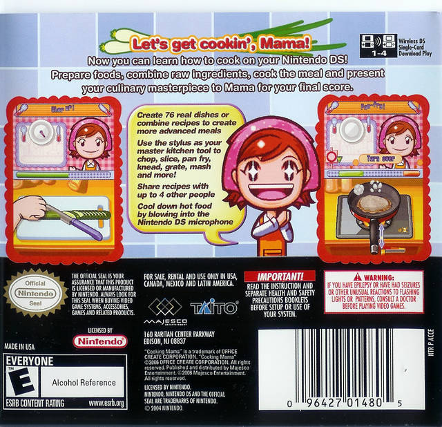 Cooking Mama - (NDS) Nintendo DS [Pre-Owned] Video Games Majesco   