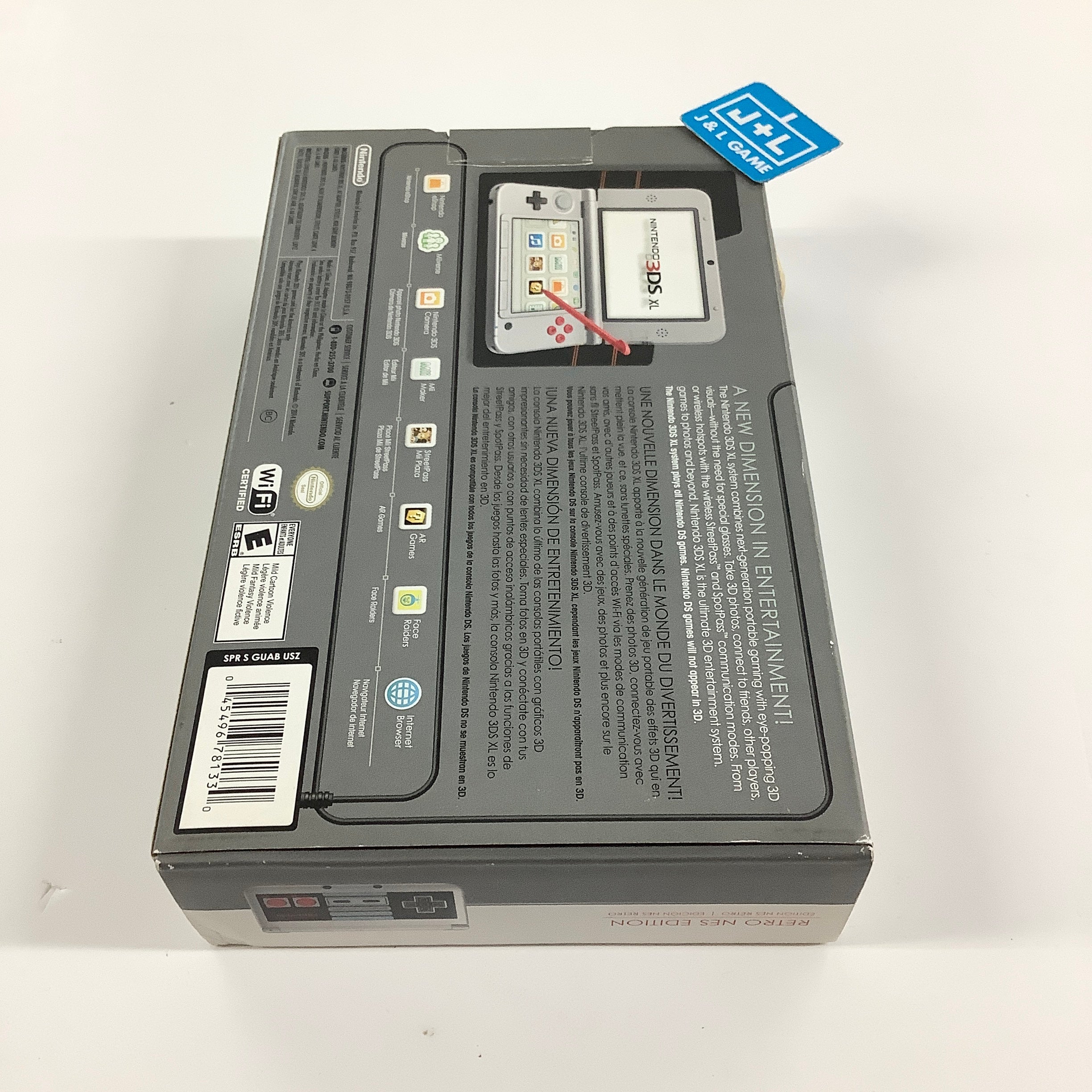 Nintendo 3DS XL Console (Retro NES) - Nintendo 3DS [Pre-Owned] Consoles Nintendo