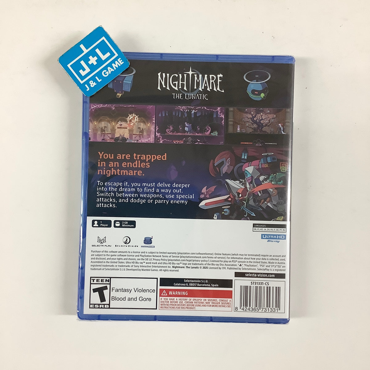 Nightmare: The Lunatic - (PS5) PlayStation 5