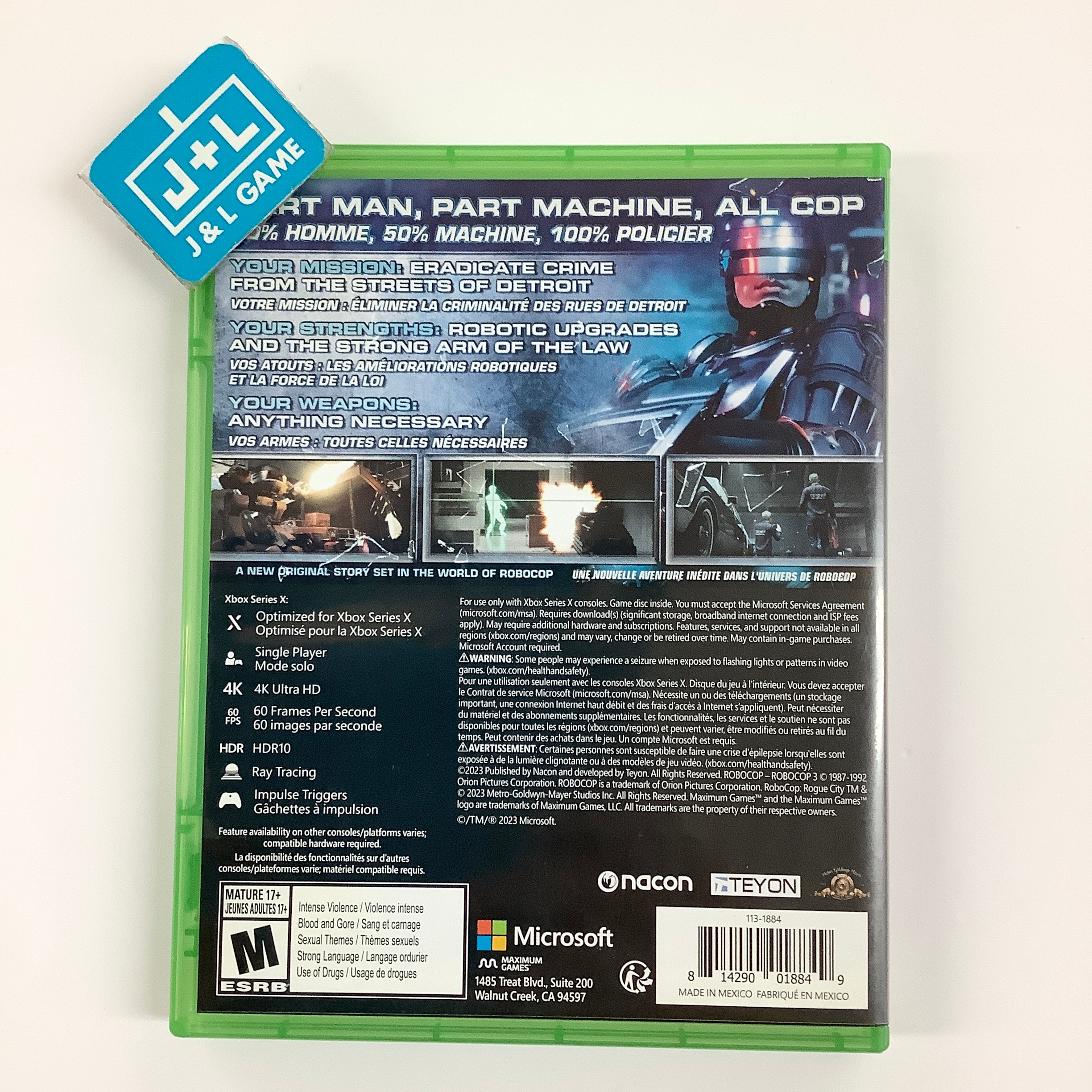 RoboCop: Rogue City - (XSX) Xbox Series X [Pre-Owned] Video Games NACON