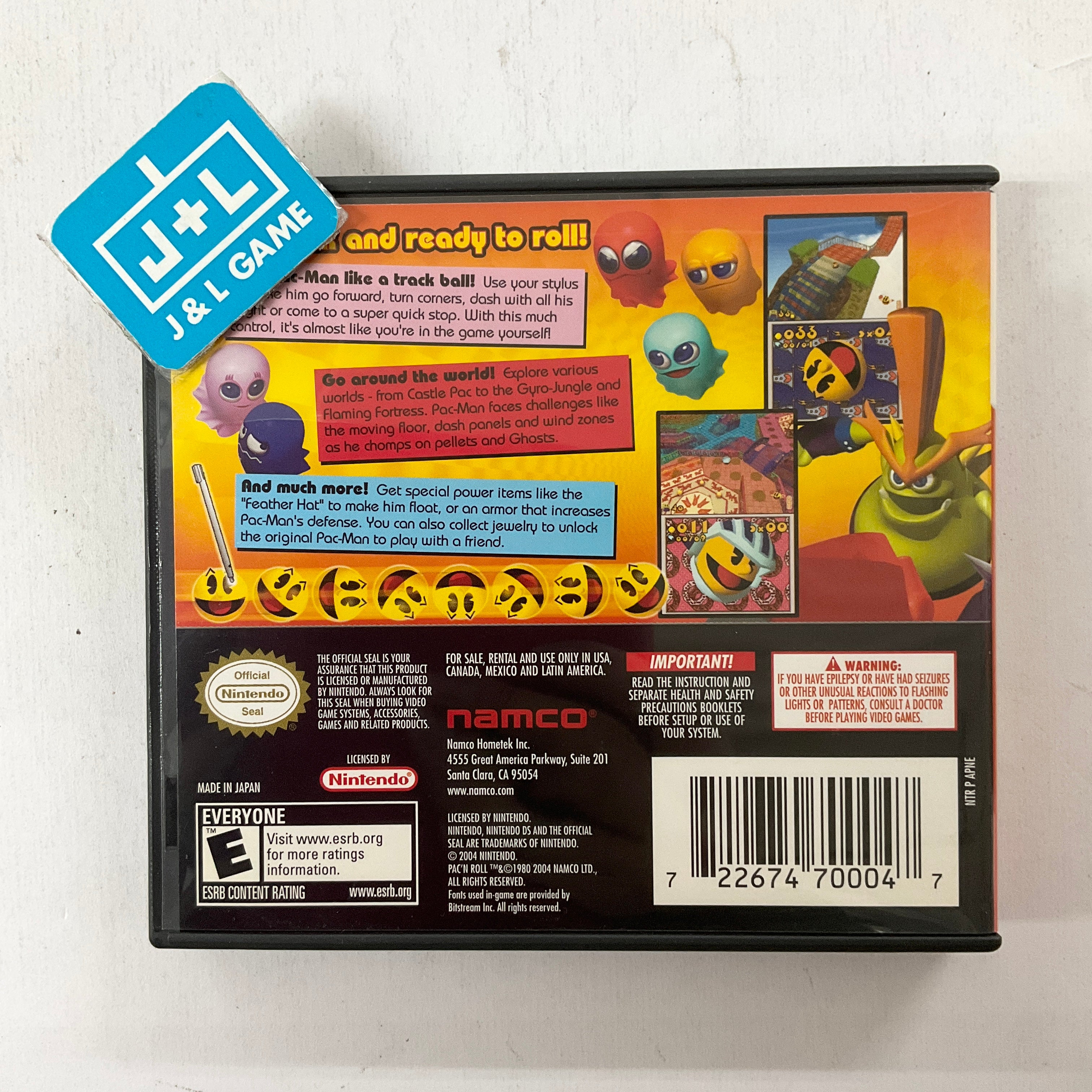 Pac 'n Roll - (NDS) Nintendo DS [Pre-Owned] Video Games BANDAI NAMCO Entertainment   