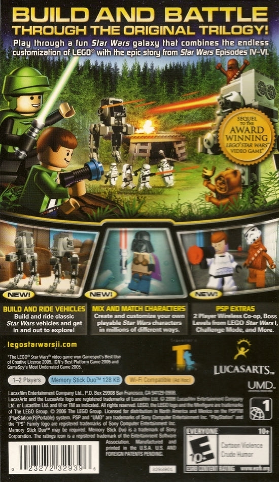 LEGO Star Wars II: The Original Trilogy (Greatest Hits) - Sony PSP Video Games LucasArts   