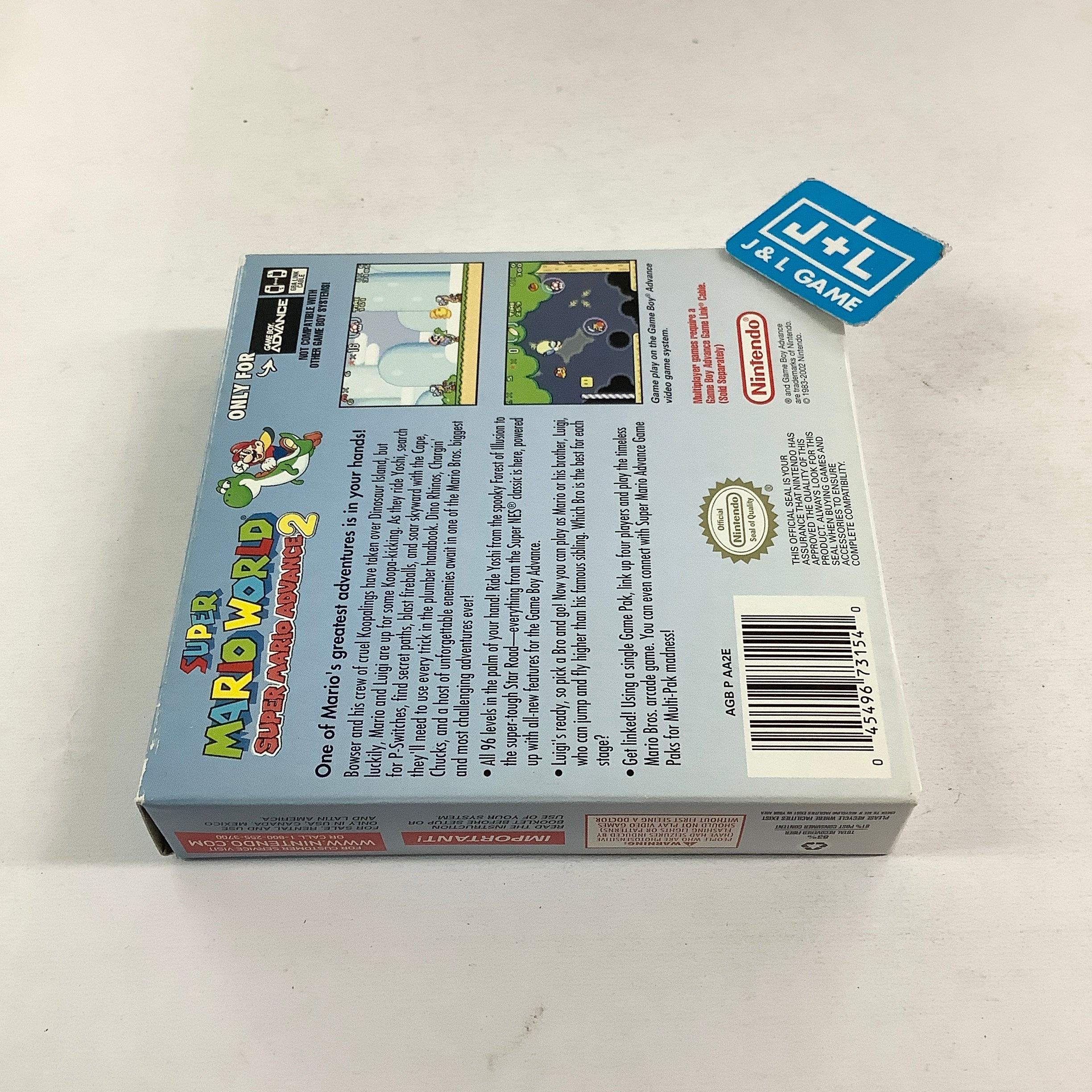 Super Mario World: Super Mario Advance 2 - (GBA) Game Boy Advance [Pre-Owned] Video Games Nintendo