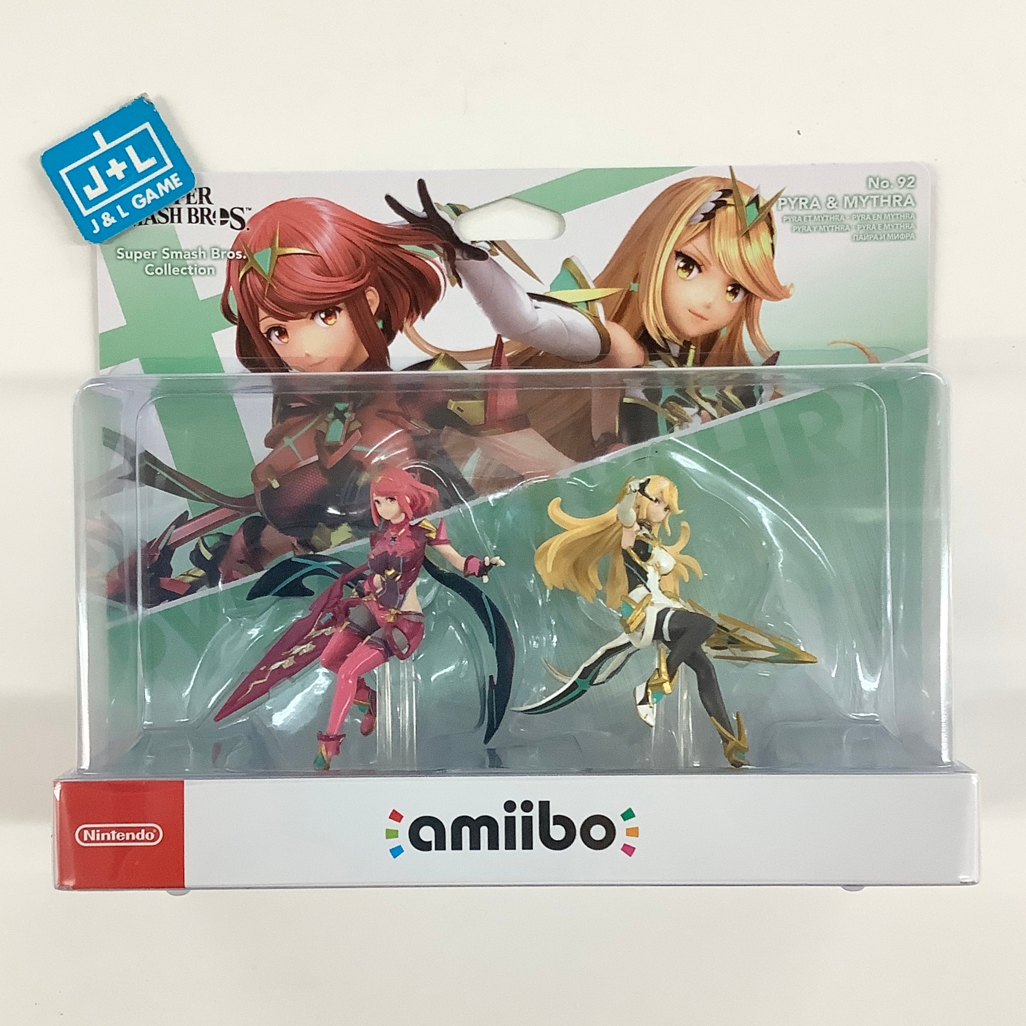Pyra + Mythra 2-Pack (Super Smash Bros. series) - Nintendo Switch Amiibo (European Import) Amiibo Nintendo