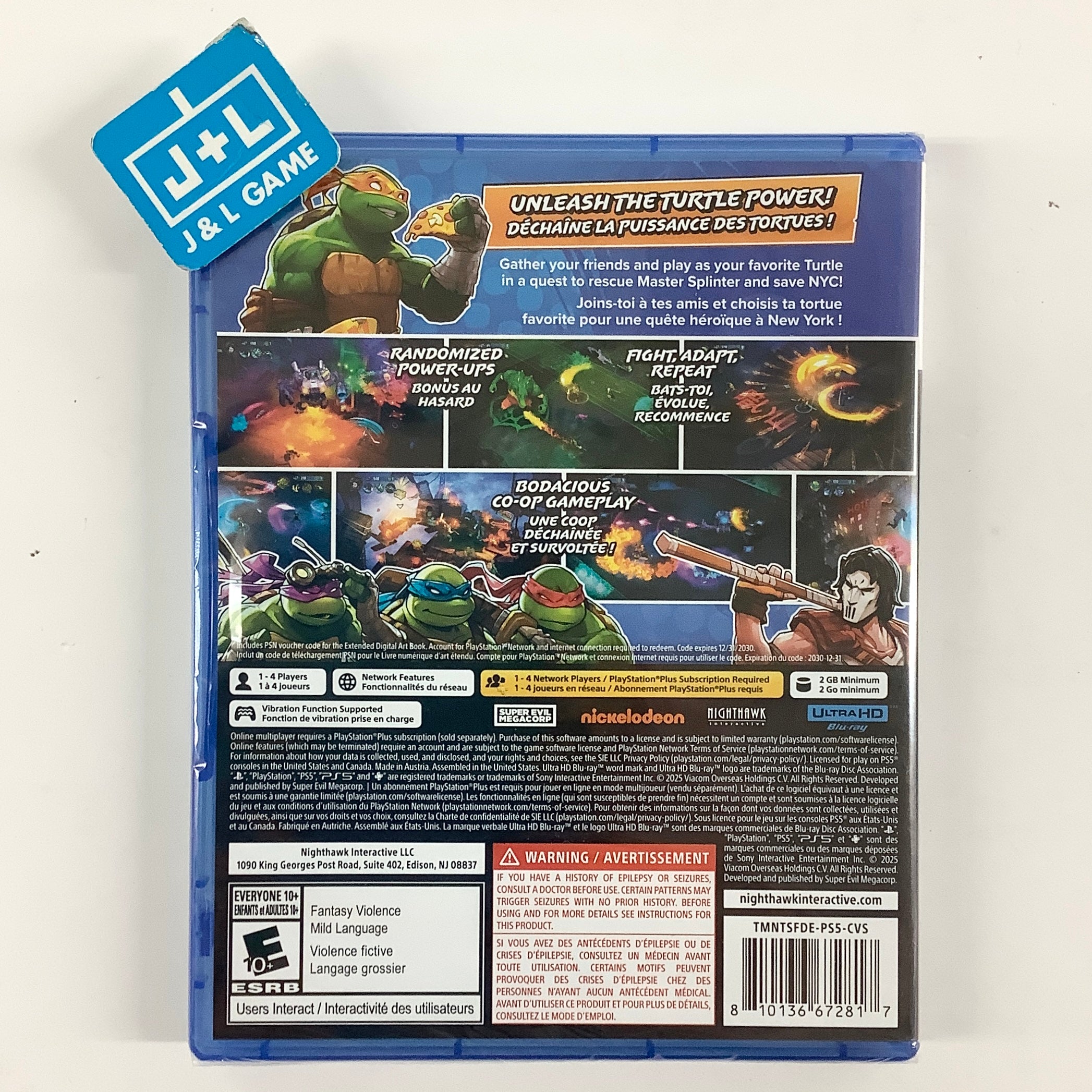 Teenage Mutant Ninja Turtles: Splintered Fate Deluxe Edition - (PS5) PlayStation 5 Video Games Nighthawk Interactive