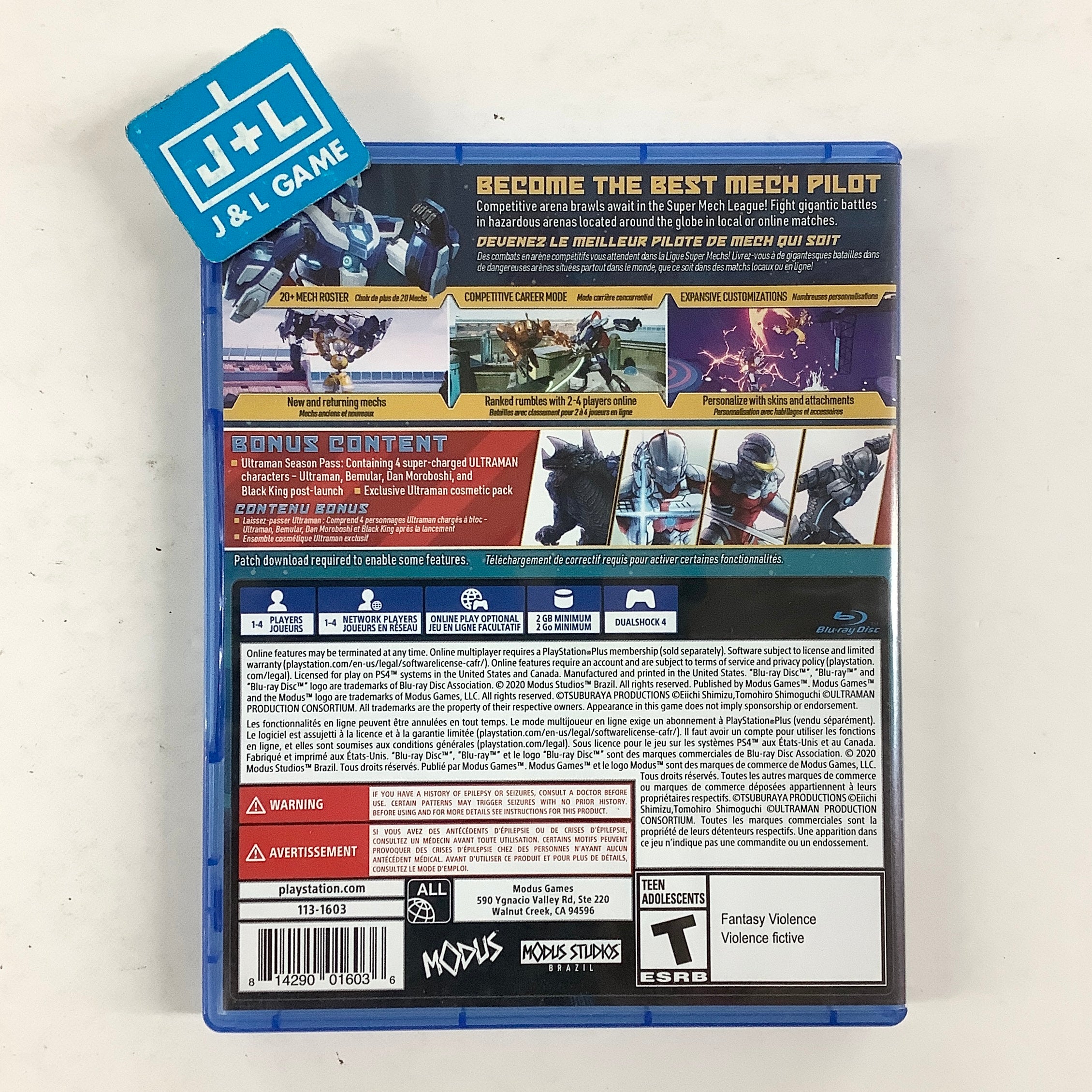 Override 2: Super Mech League (Ultraman Deluxe Edition) - (PS4) PlayStation 4 Video Games Modus