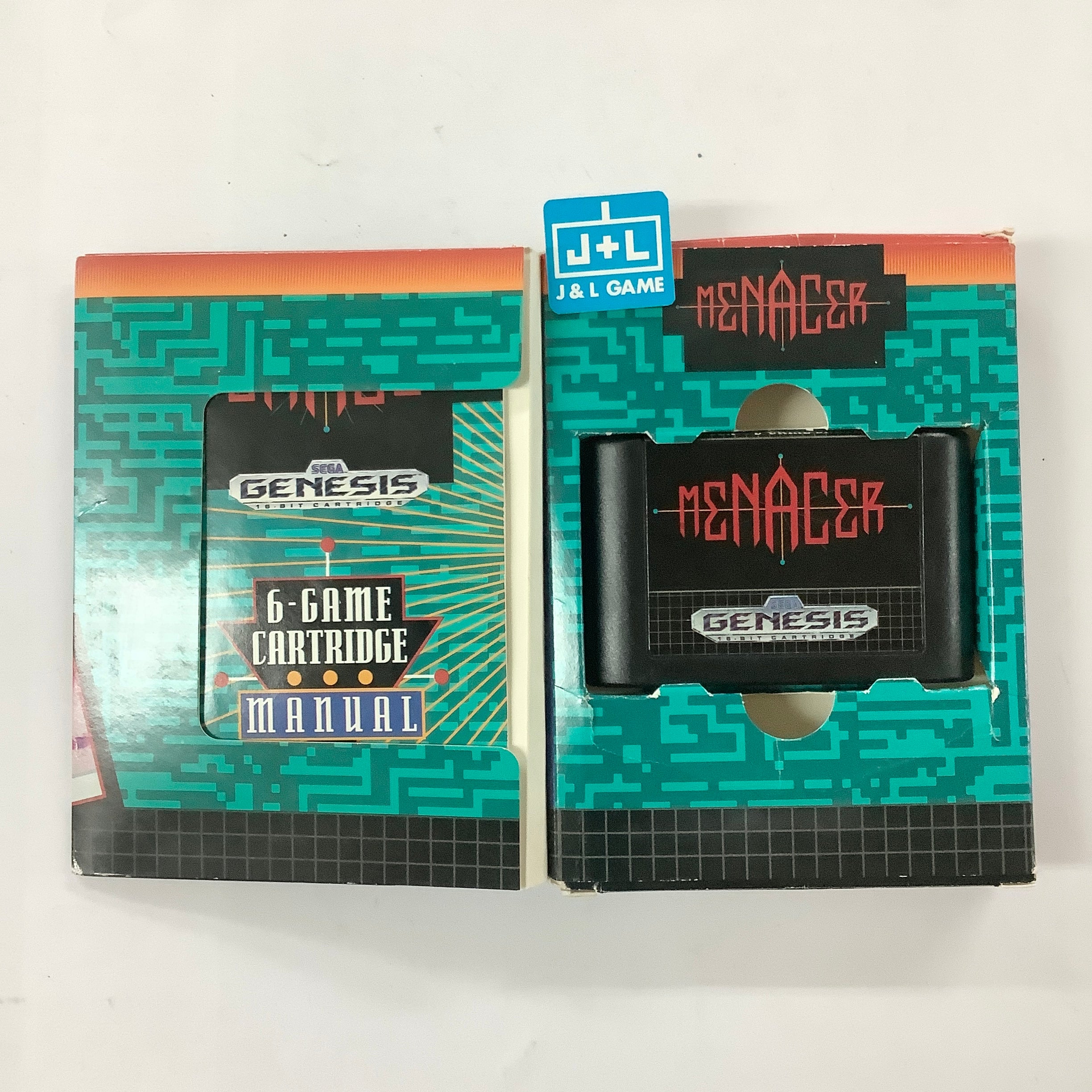 Menacer 6-Game Cartridge - (SG) SEGA Genesis [Pre-Owned] Video Games Sega   
