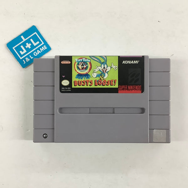 Tiny Toon Adventures: Buster Busts Loose! - (SNES) Super Nintendo