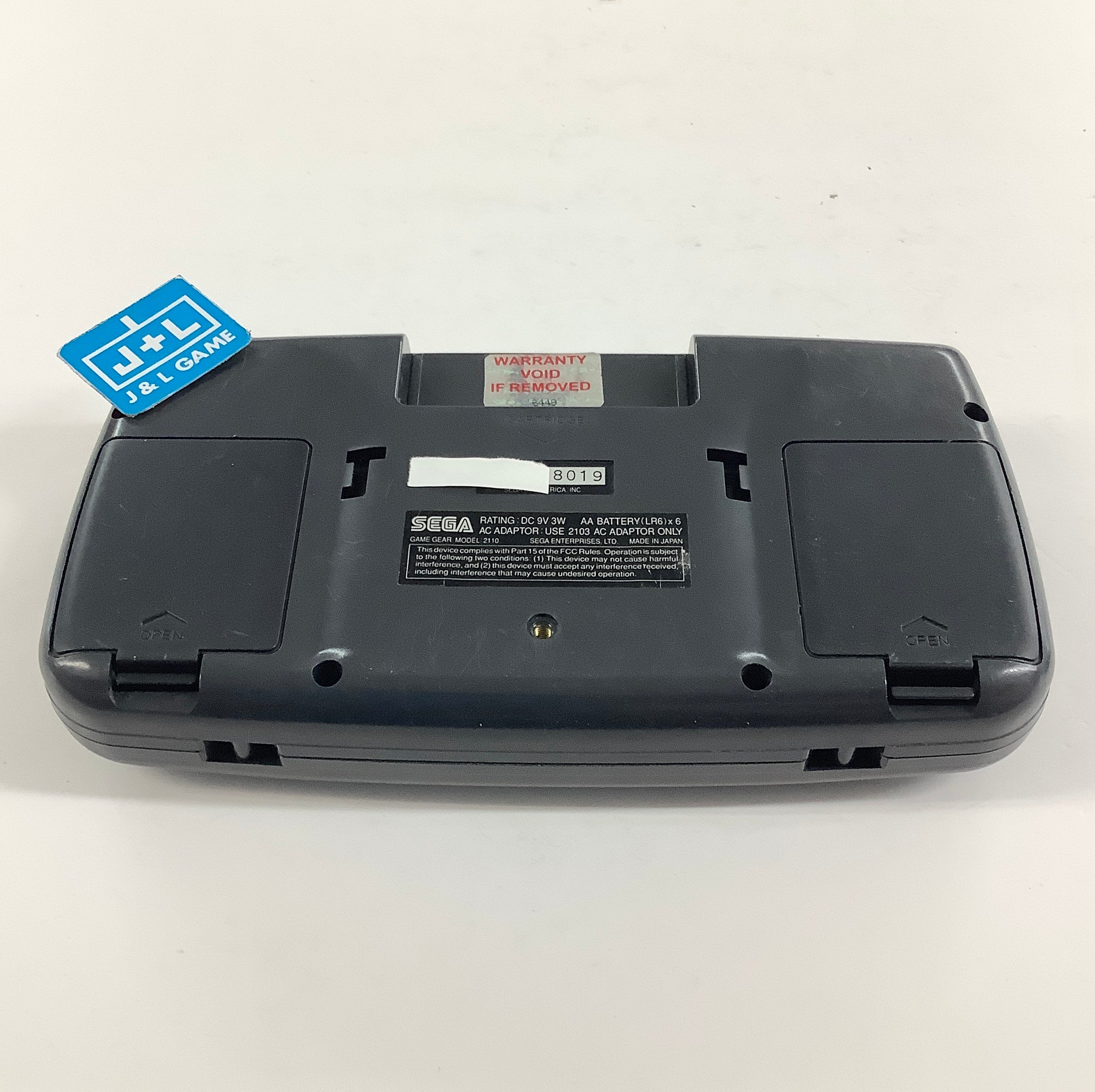 Sega Game Gear Portable Video Game System (Black) - (SGG) SEGA GameGear [Pre-Owned]