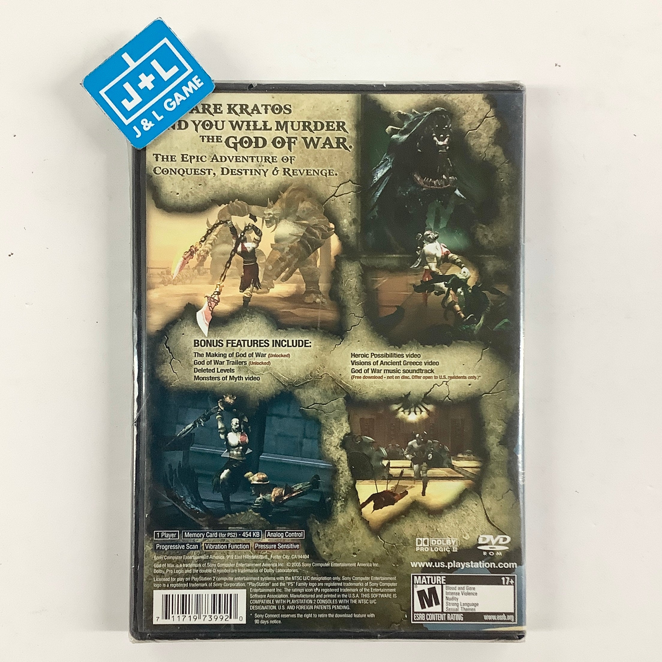 God of War - (PS2) PlayStation 2 Video Games Sony