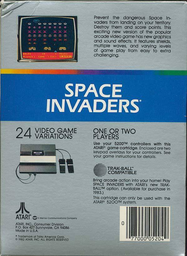 Space Invaders - (A52) Atari 5200 [Pre-Owned]