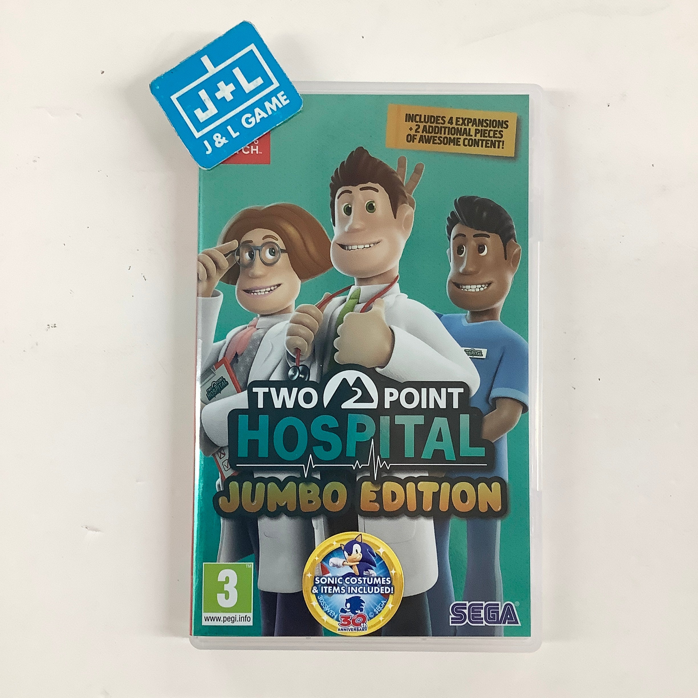 Two Point Hospital - Jumbo Edition - (NSW) Nintendo Switch [Pre-Owned] (European Import) Video Games SEGA