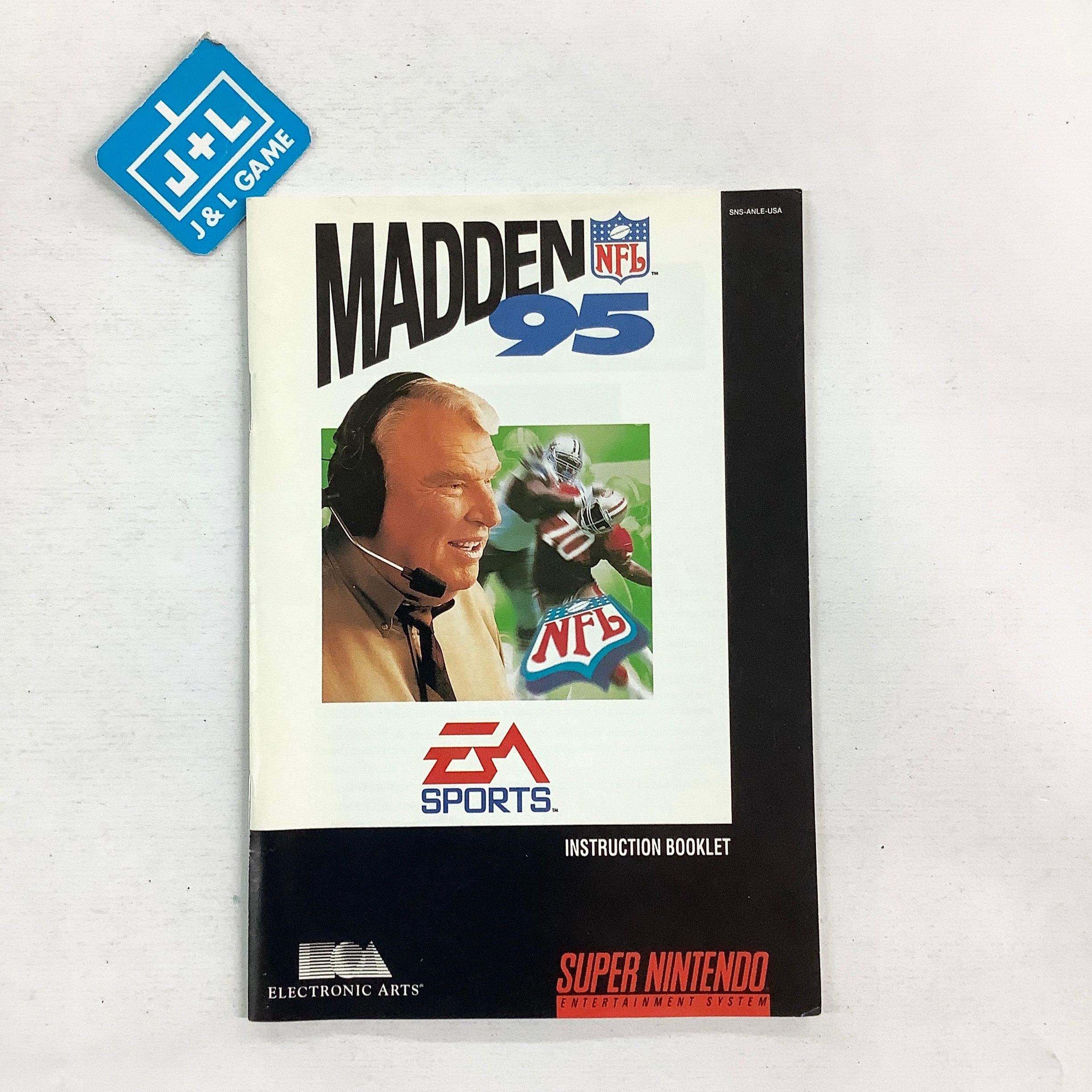 Madden NFL 95 - (SNES) Super Nintendo [Pre-Owned] Video Games Electronic Arts