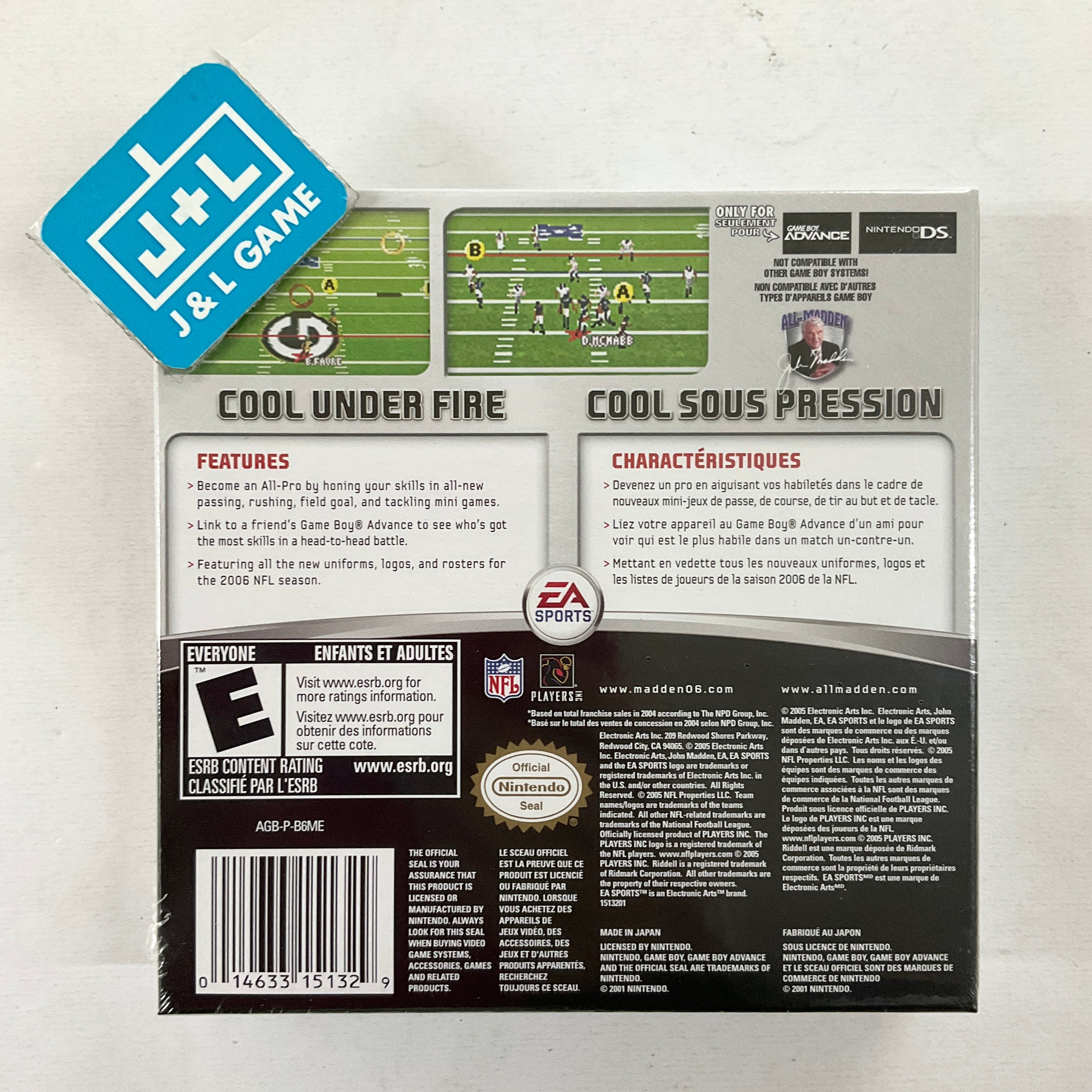 Madden NFL 06 - (GBA) Game Boy Advance Video Games EA Sports