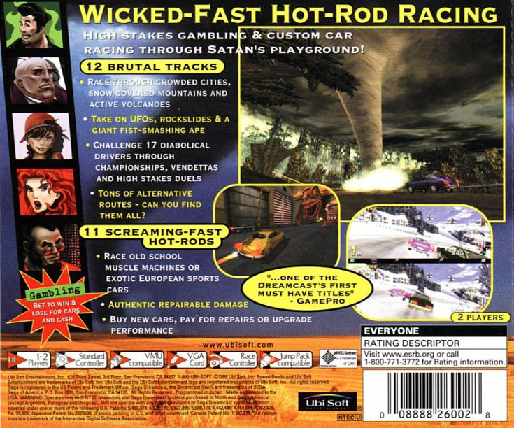 Speed Devils - (DC) SEGA Dreamcast [Pre-Owned] Video Games Ubisoft