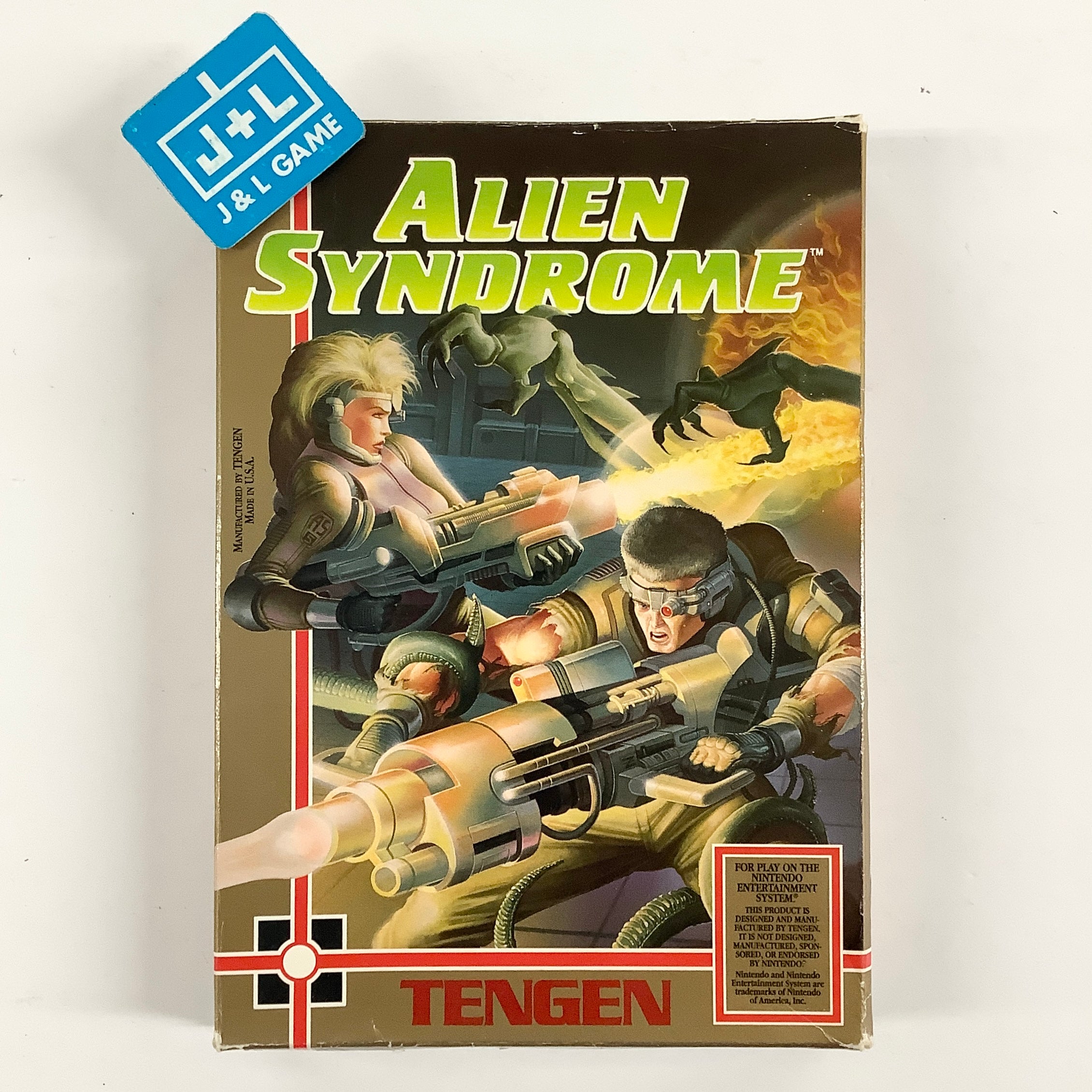Alien Syndrome - (NES) Nintendo Entertainment System [Pre-Owned] Video Games Tengen