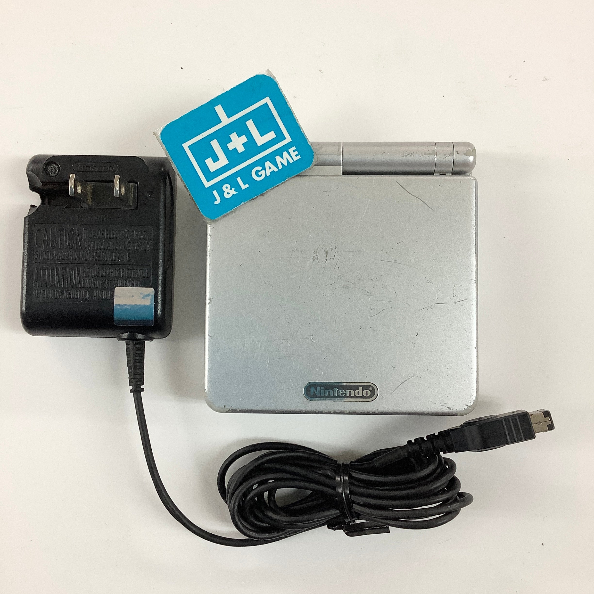 Nintendo Game Boy Advance SP Console AGS-001 (Silver) - (GBA) Game Boy Advance SP [Pre-Owned]