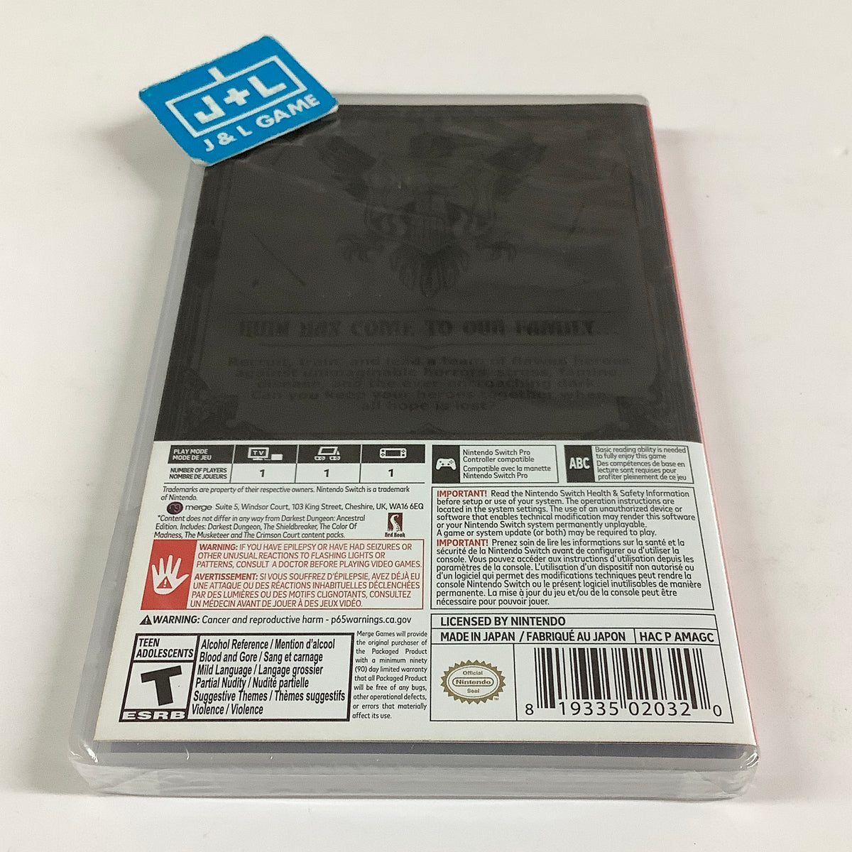 Darkest Dungeon: Collector's Edition - (NSW) Nintendo Switch Video Games Merge Games
