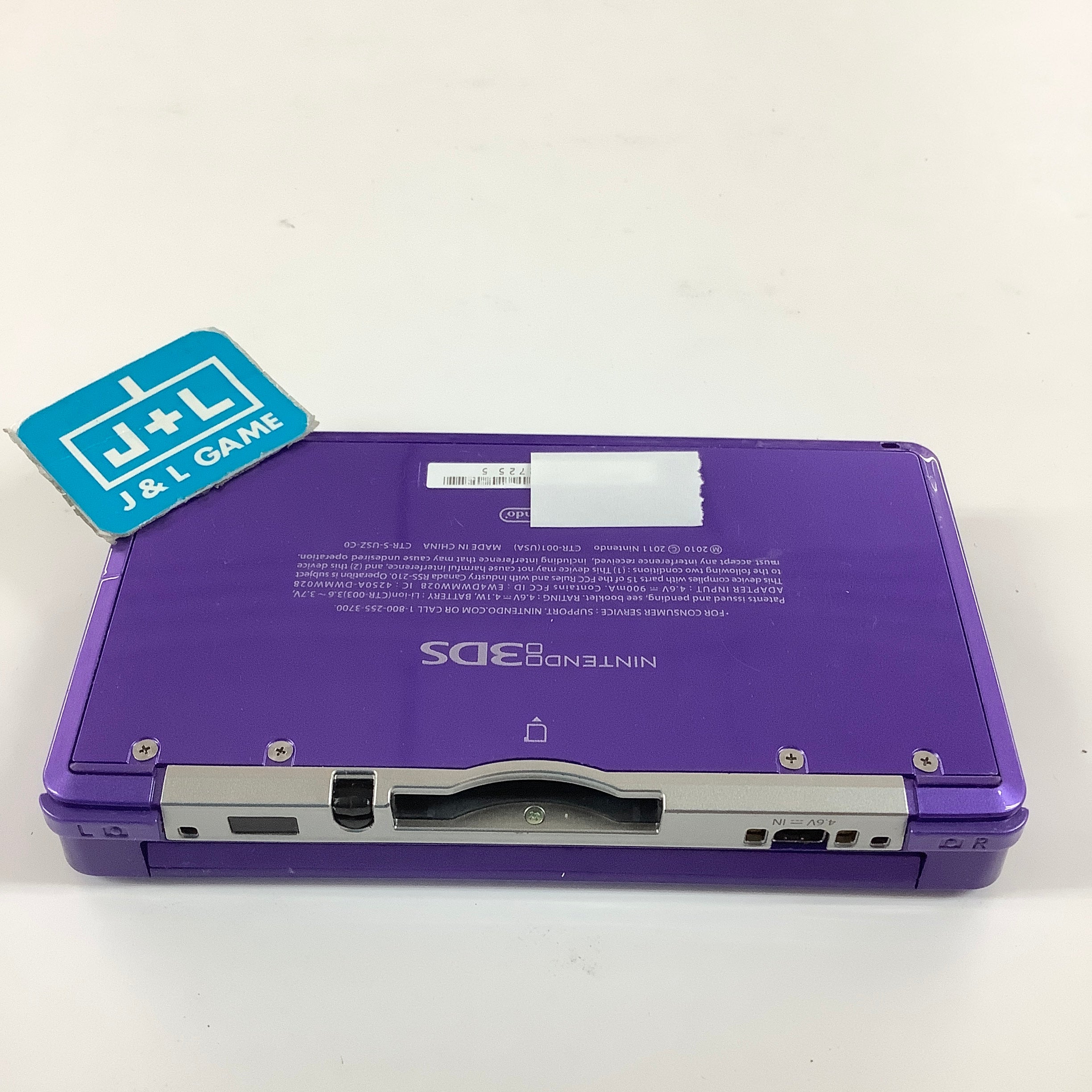 Nintendo 3DS Console (Midnight Purple) - Nintendo 3DS [Pre-Owned]