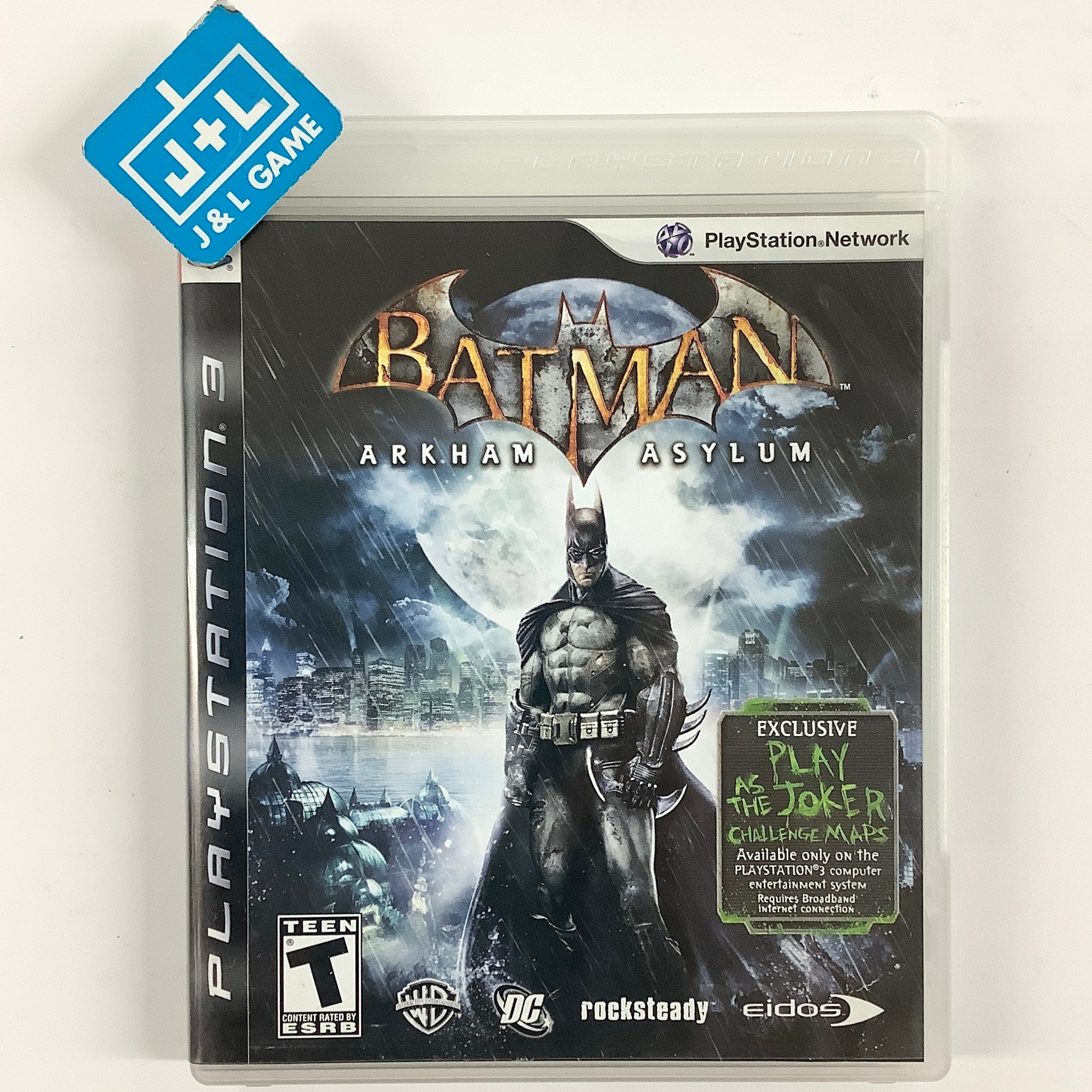 Batman: Arkham Asylum - (PS3) PlayStation 3 [Pre-Owned] Video Games Eidos Interactive