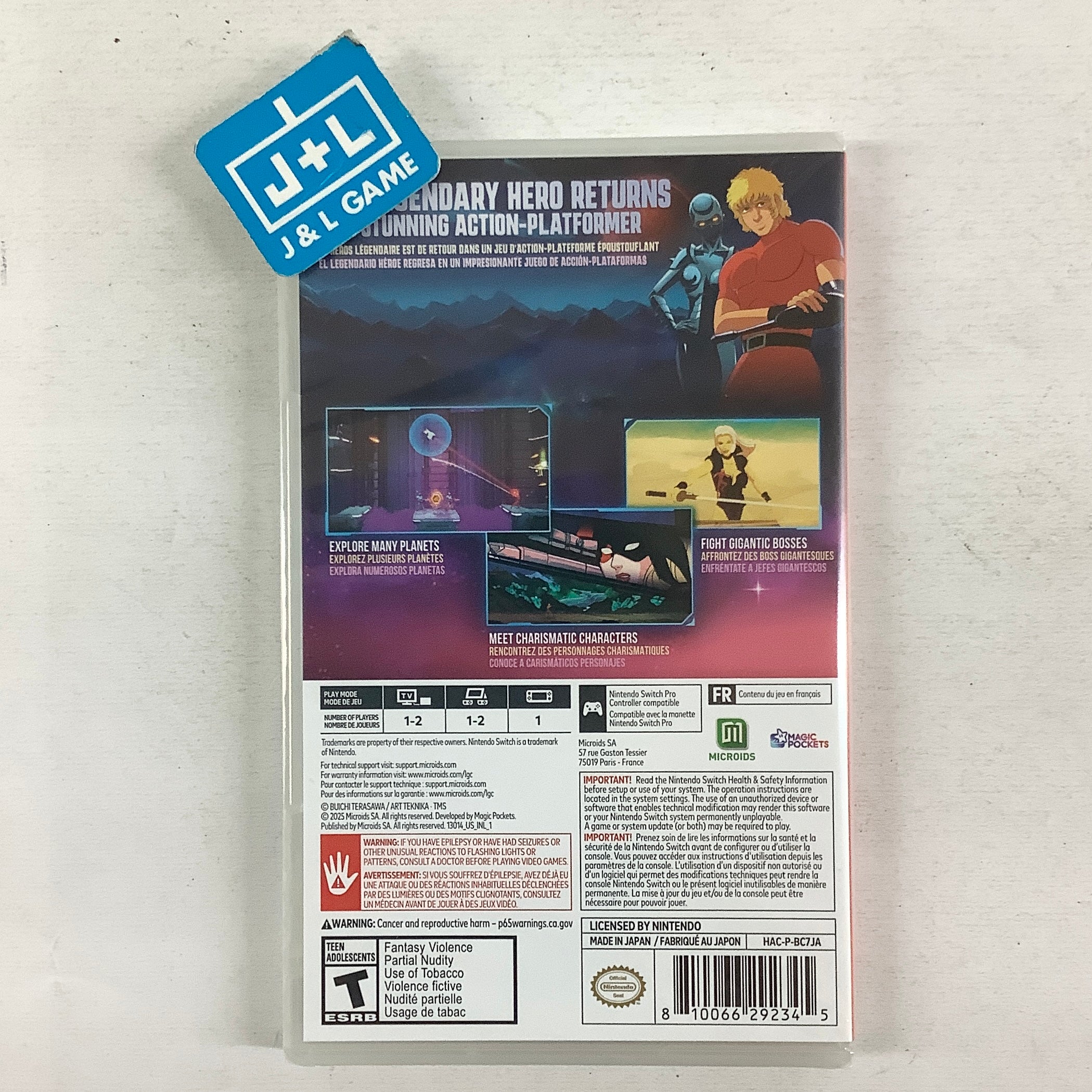 Space Adventure Cobra: The Awakening - (NSW) Nintendo Switch Video Games Microids