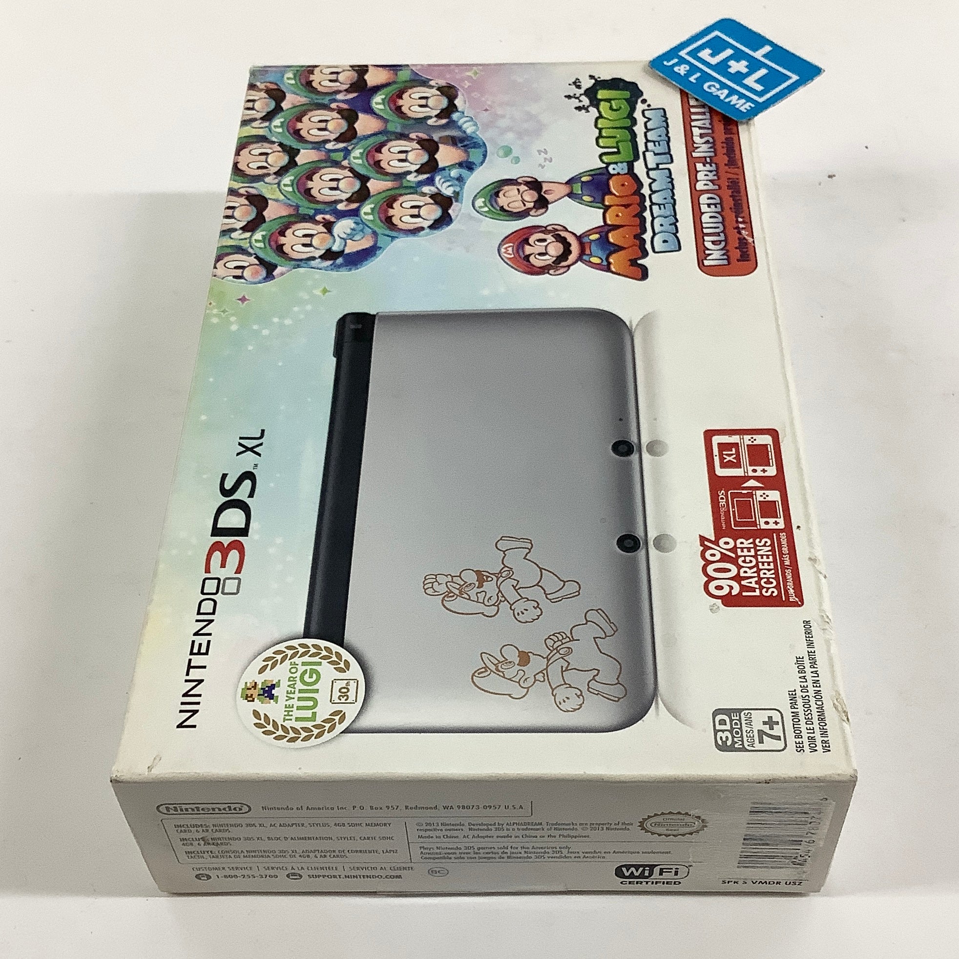 Nintendo 3DS XL ConsoleL (Silver Mario & Luigi) - Nintendo 3DS [Pre-Owned] Consoles Nintendo