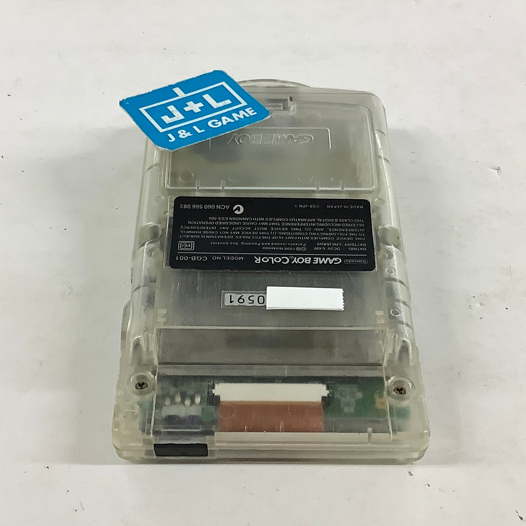 Nintendo Game Boy Color Console (Clear) - (GBC) Game Boy Color [Pre-Owned] (Japanese Import) Consoles Nintendo