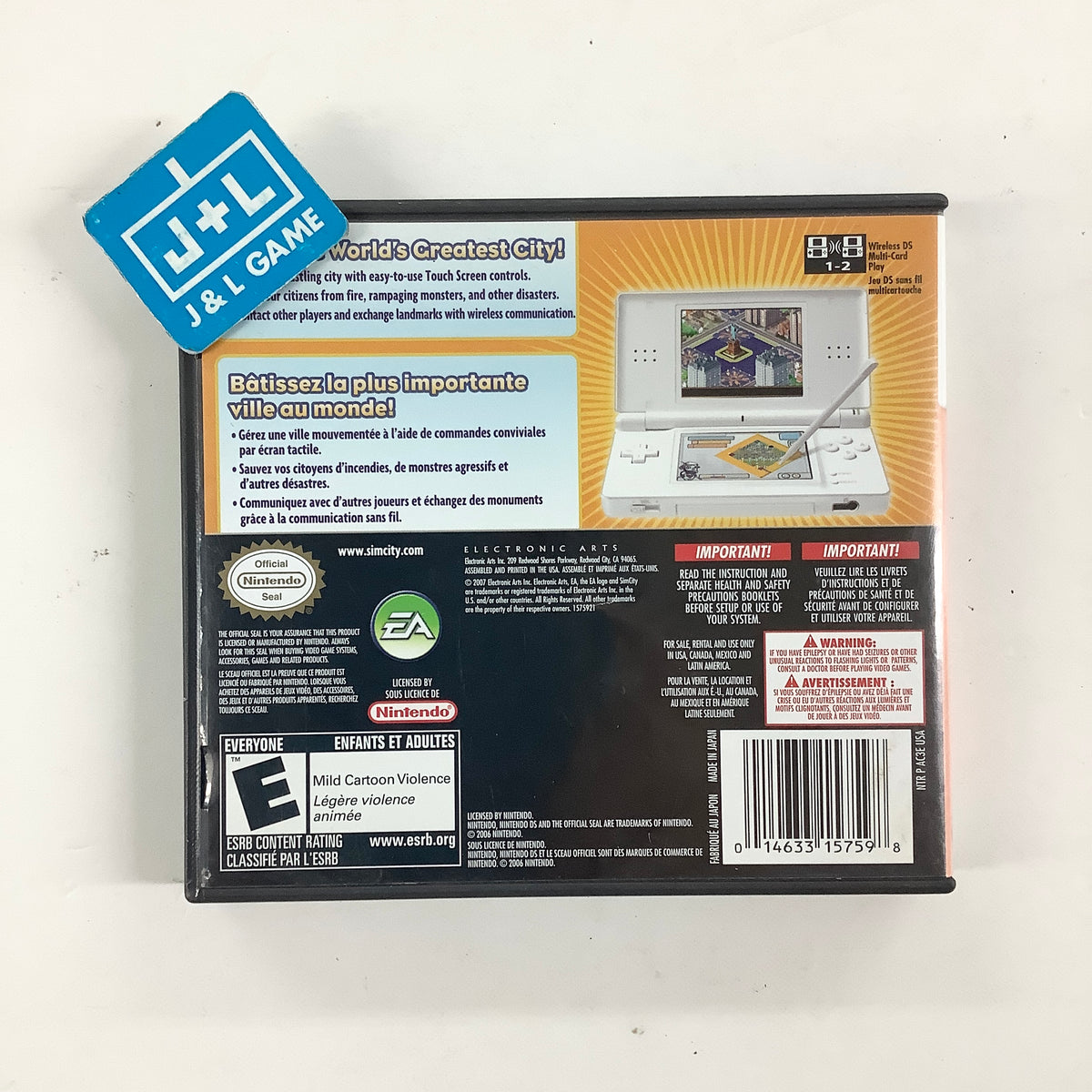 SimCity DS - (NDS) Nintendo DS [Pre-Owned] Video Games Electronic Arts