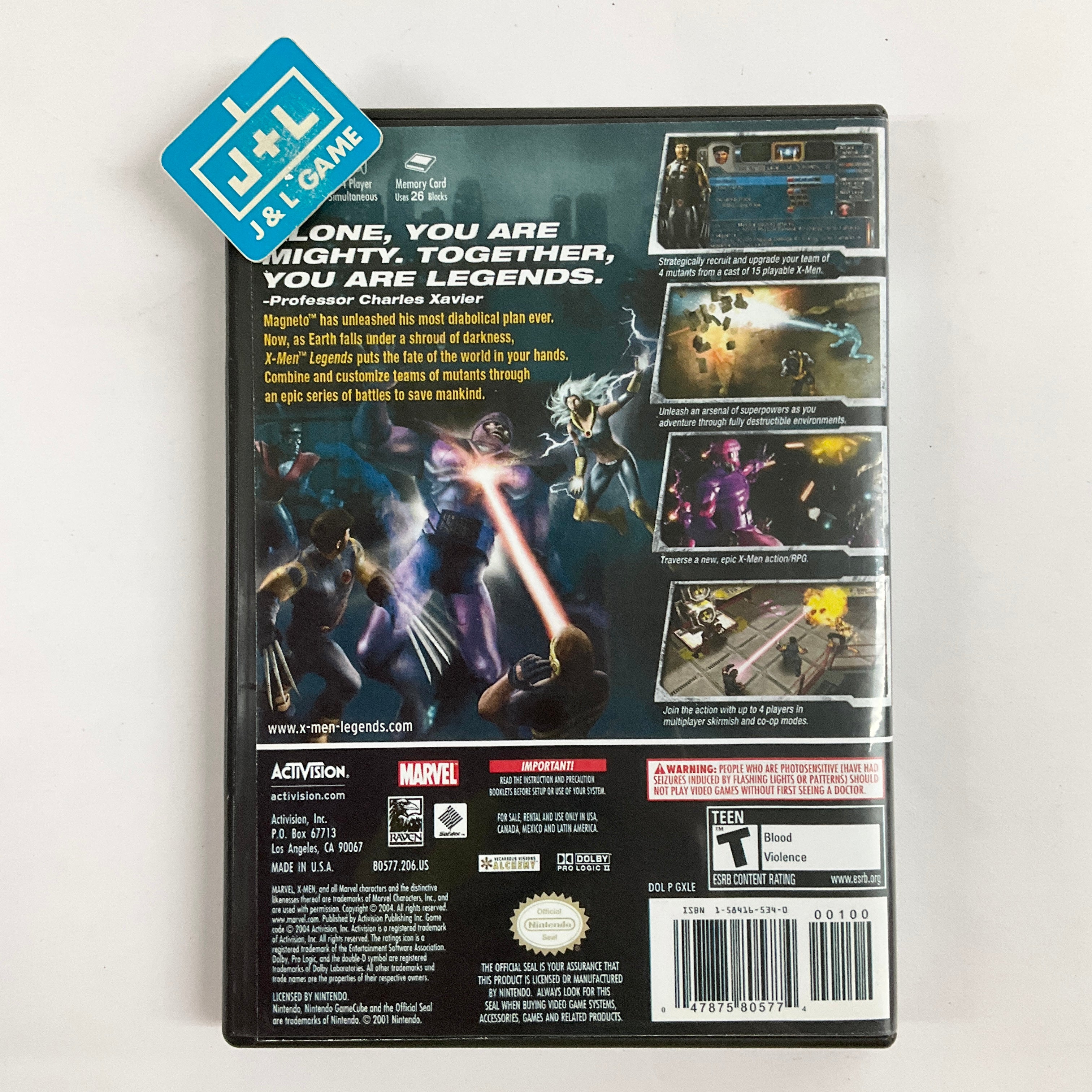 X-Men Legends - (GC) GameCube [Pre-Owned] Video Games Activision   