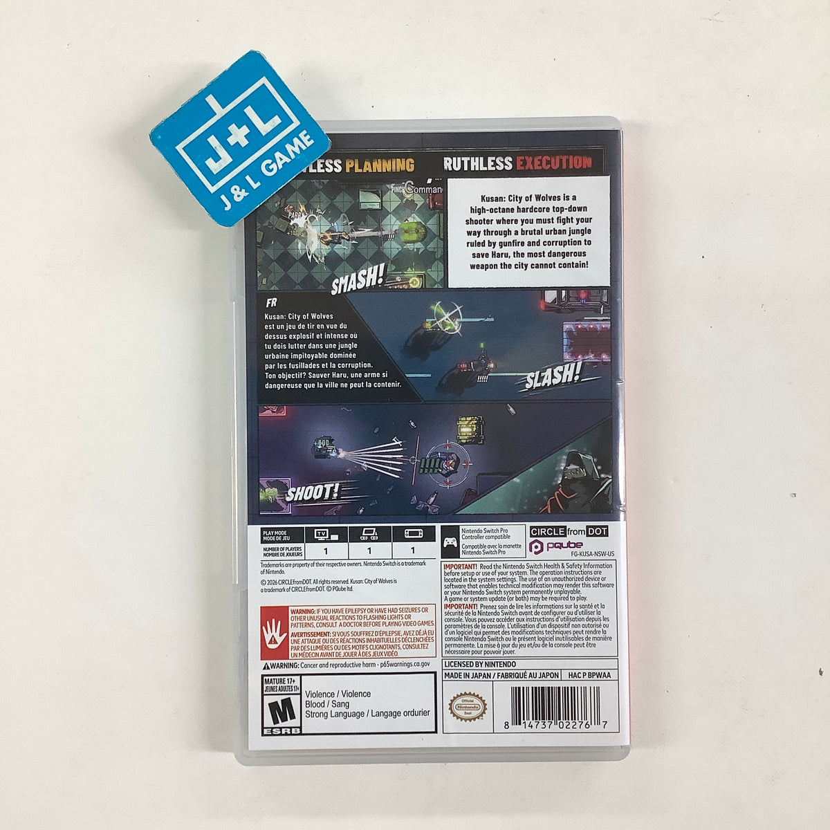 Kusan: City of Wolves - (NSW) Nintendo Switch [Pre-Owned] Video Games PQube