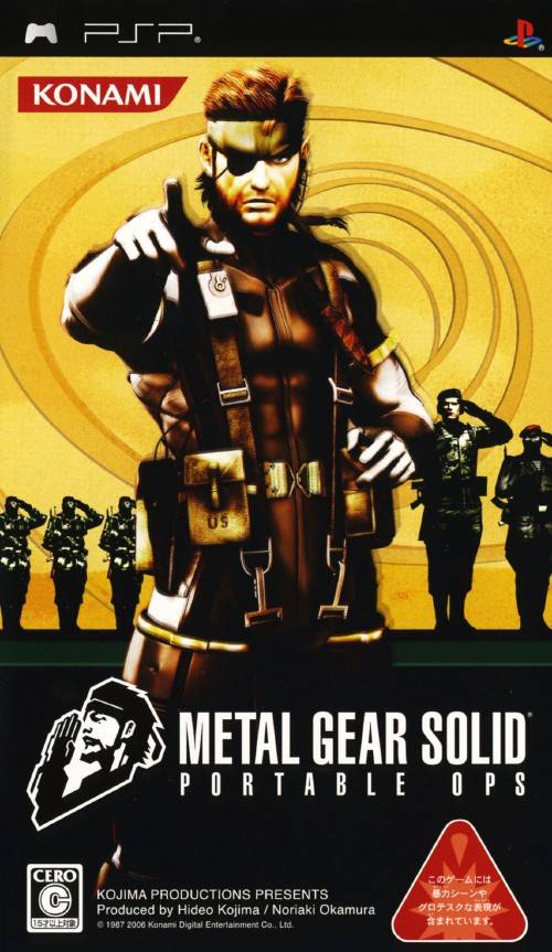 【新品PSP】L GEAR SOLID PORTABLE OPS Metal Gear Solid: Portable Ops - Sony PSP [Pre-Owned] | J&L Game