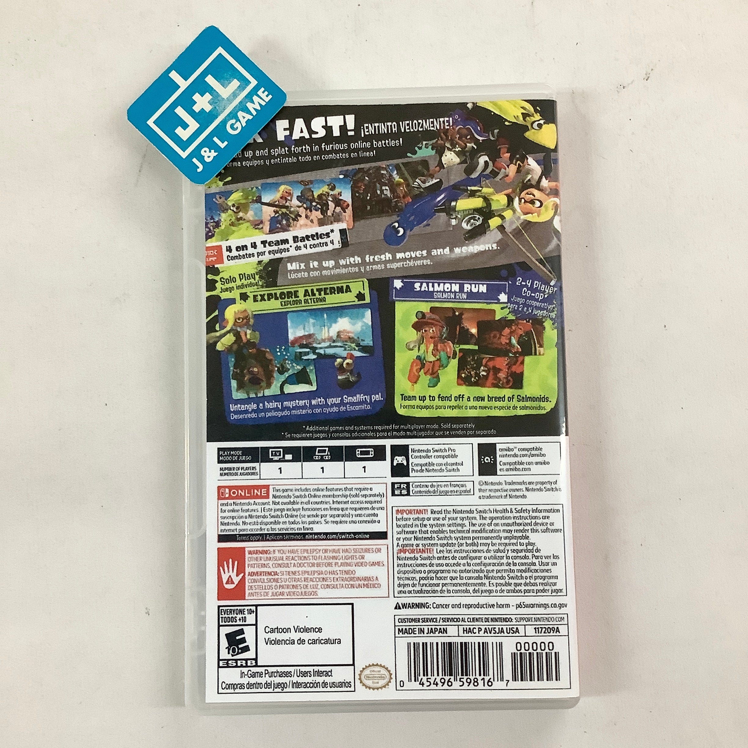 Splatoon 3 - (NSW) Nintendo Switch [Pre-Owned] (Japanese Import) Video Games Nintendo