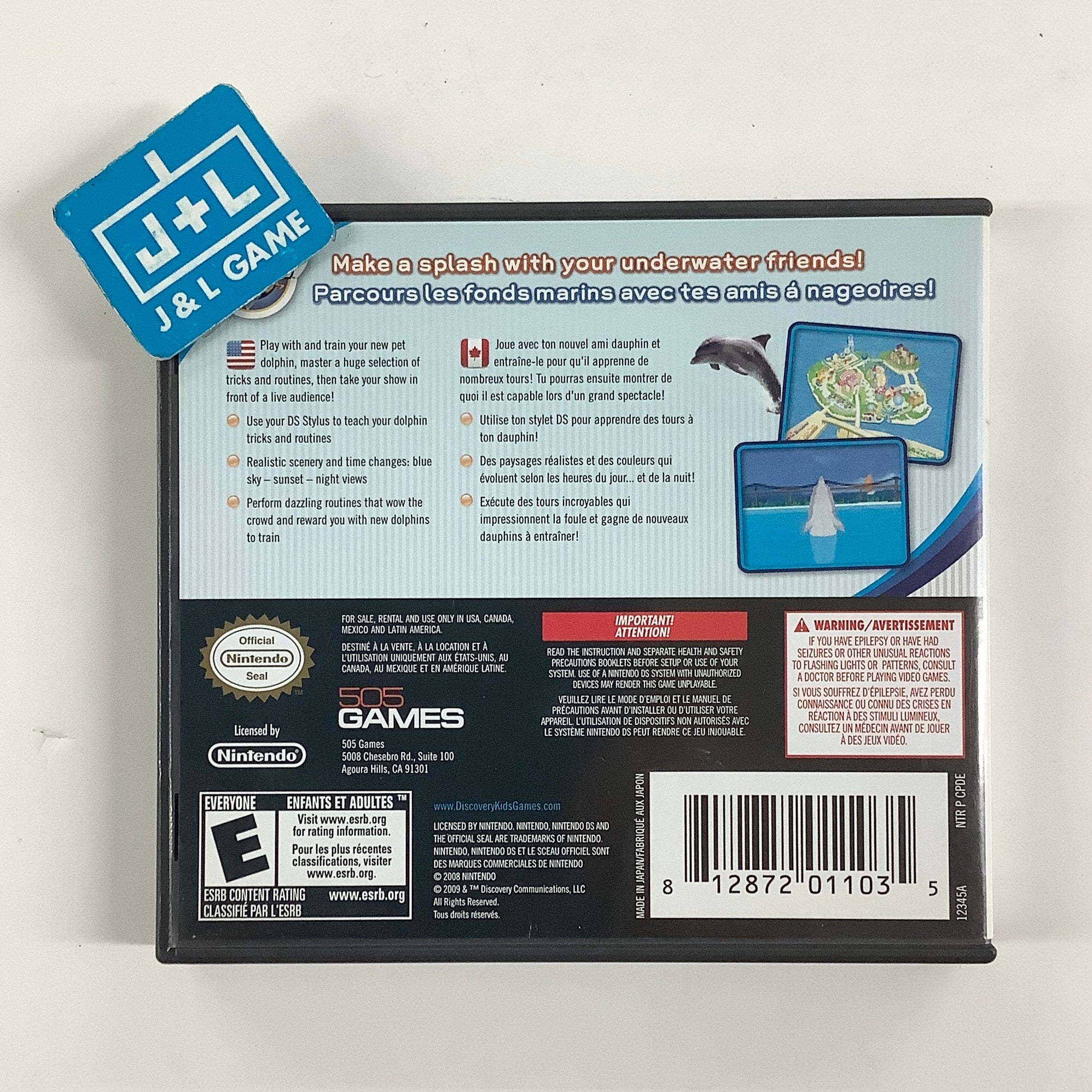 Discovery Kids: Dolphin Discovery - (NDS) Nintendo DS [Pre-Owned] Video Games 505 Games