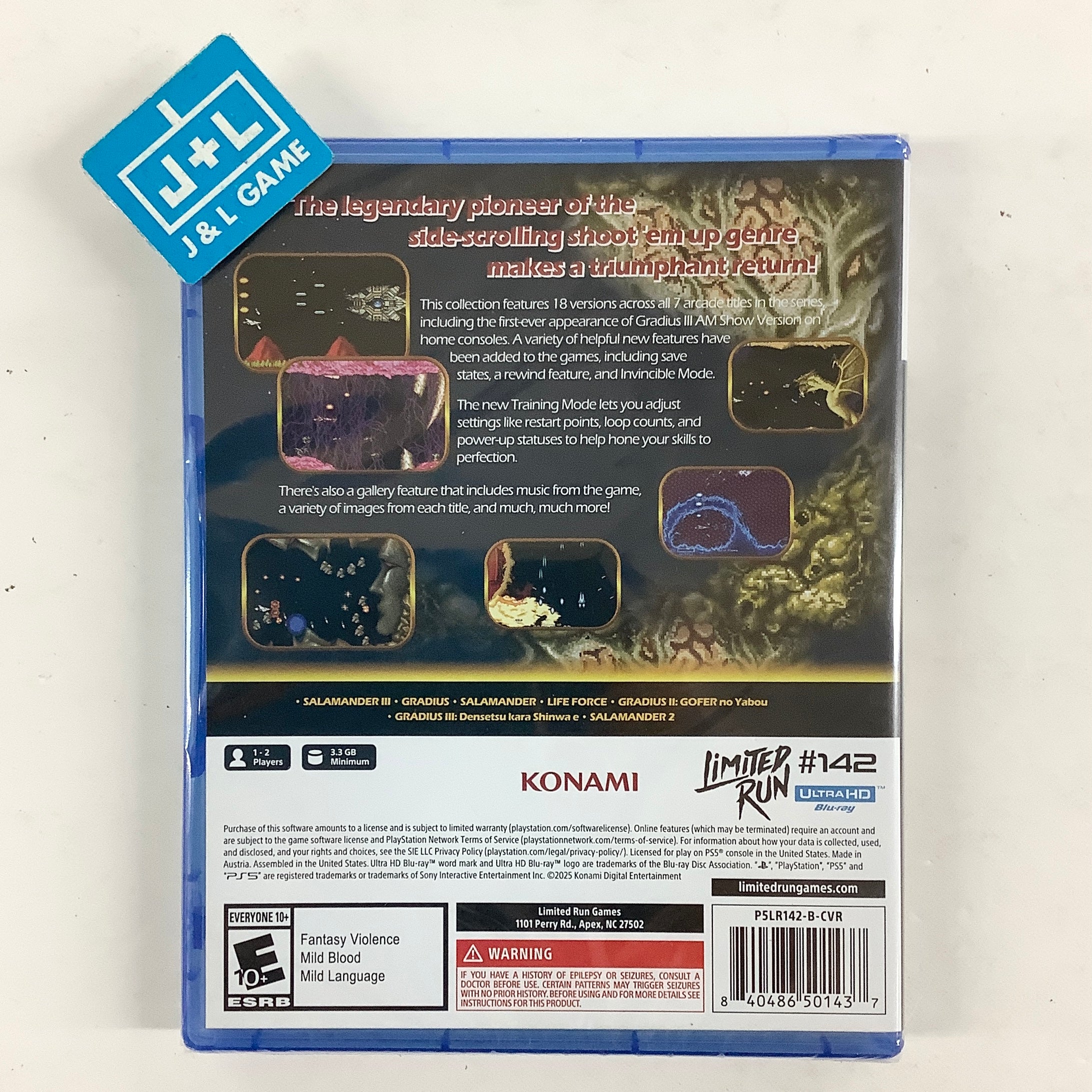 Gradius Origins (Gradius 3 Cover Art) (Limited Run Games #142) - (PS5) PlayStation 5 Video Games Limited Run
