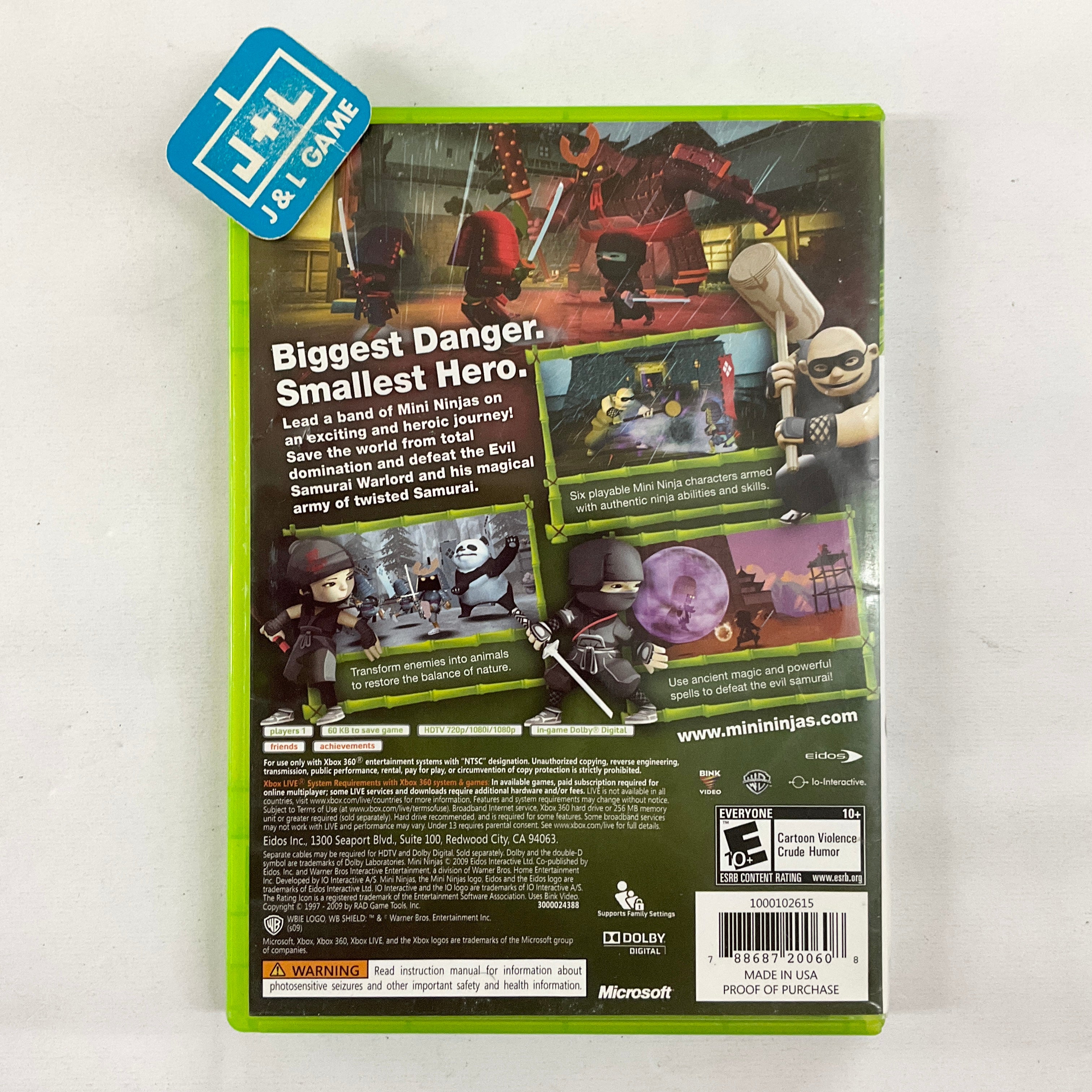 Mini Ninjas - Xbox 360 [Pre-Owned] Video Games Eidos Interactive   