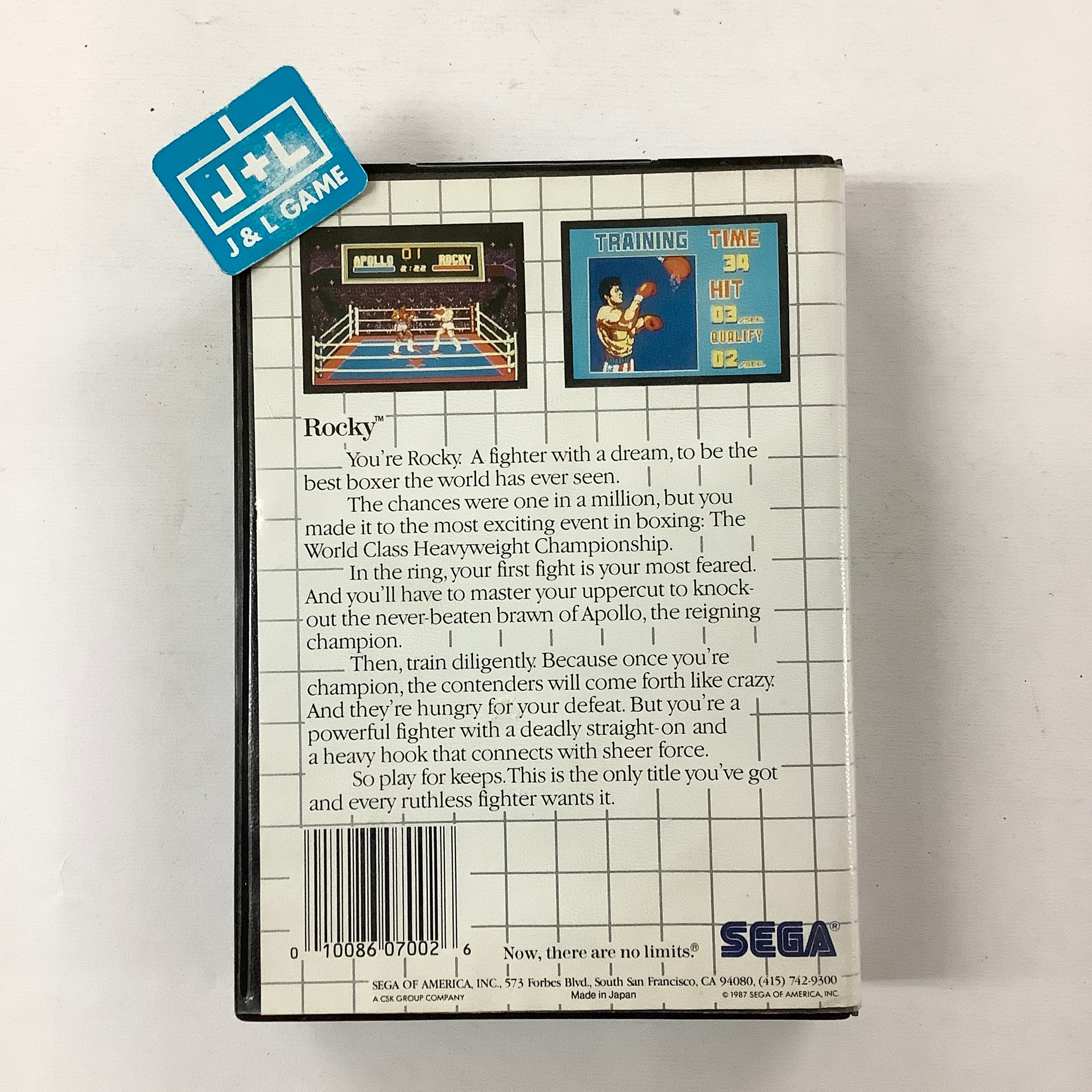 Rocky - SEGA Master System  [Pre-Owned] Video Games Sega   