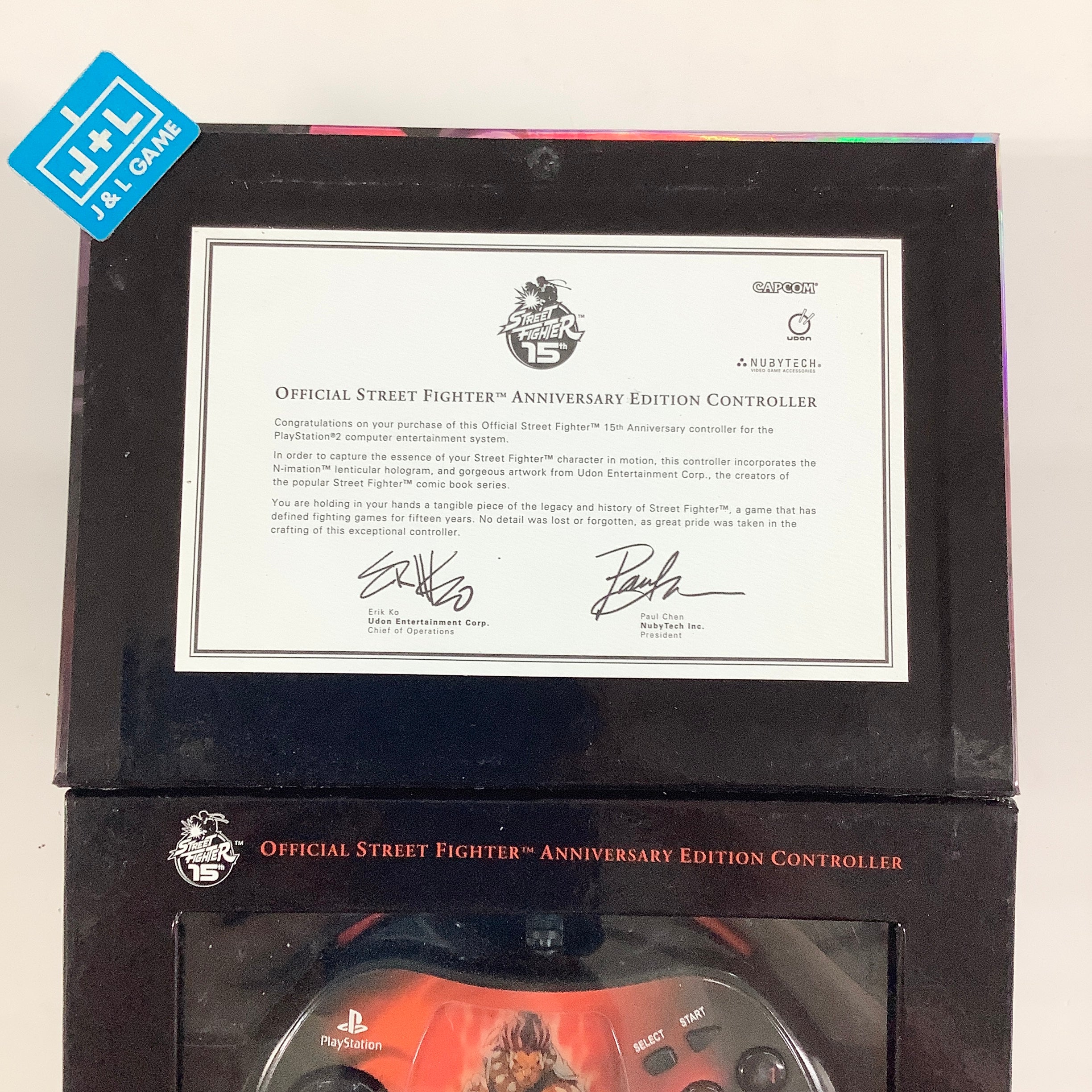 PlayStation 2 Street Fighter 15th Anniversary Edition Controller ( AKUMA ) - (PS2) PlayStation 2 [Pre-Owned] ( European Import ) Accessories Capcom