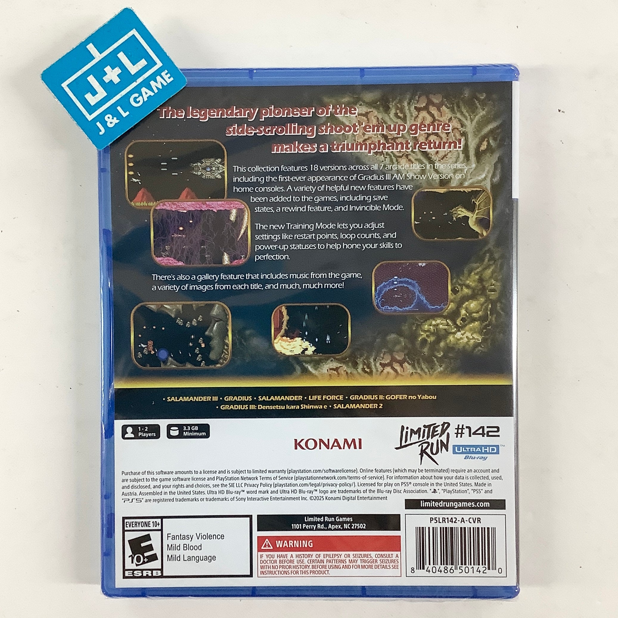 Gradius Origins (Gradius 2 Cover Art) (Limited Run Games #142) - (PS5) PlayStation 5 Video Games Limited Run