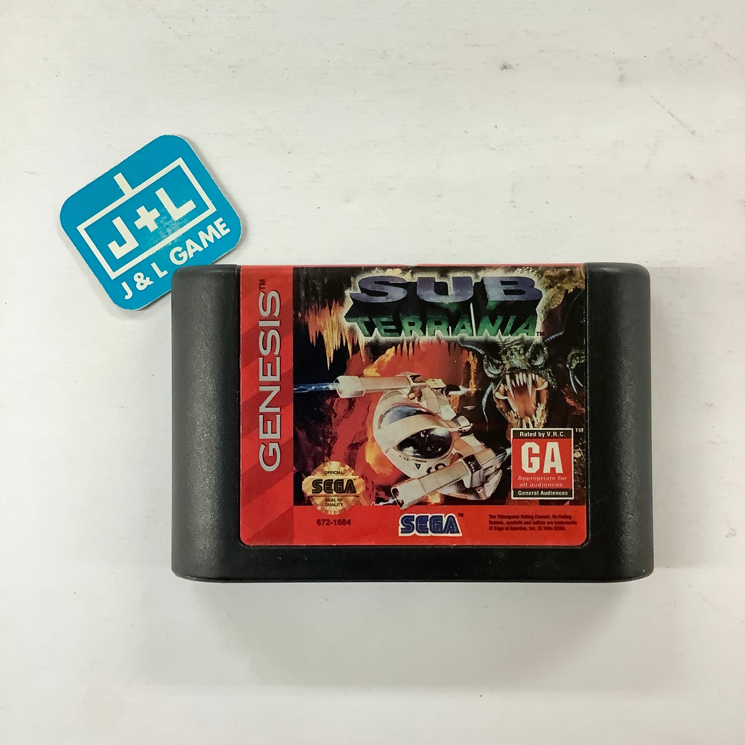 Sub-Terrania - (SG) SEGA Genesis [Pre-Owned] Video Games Sega   