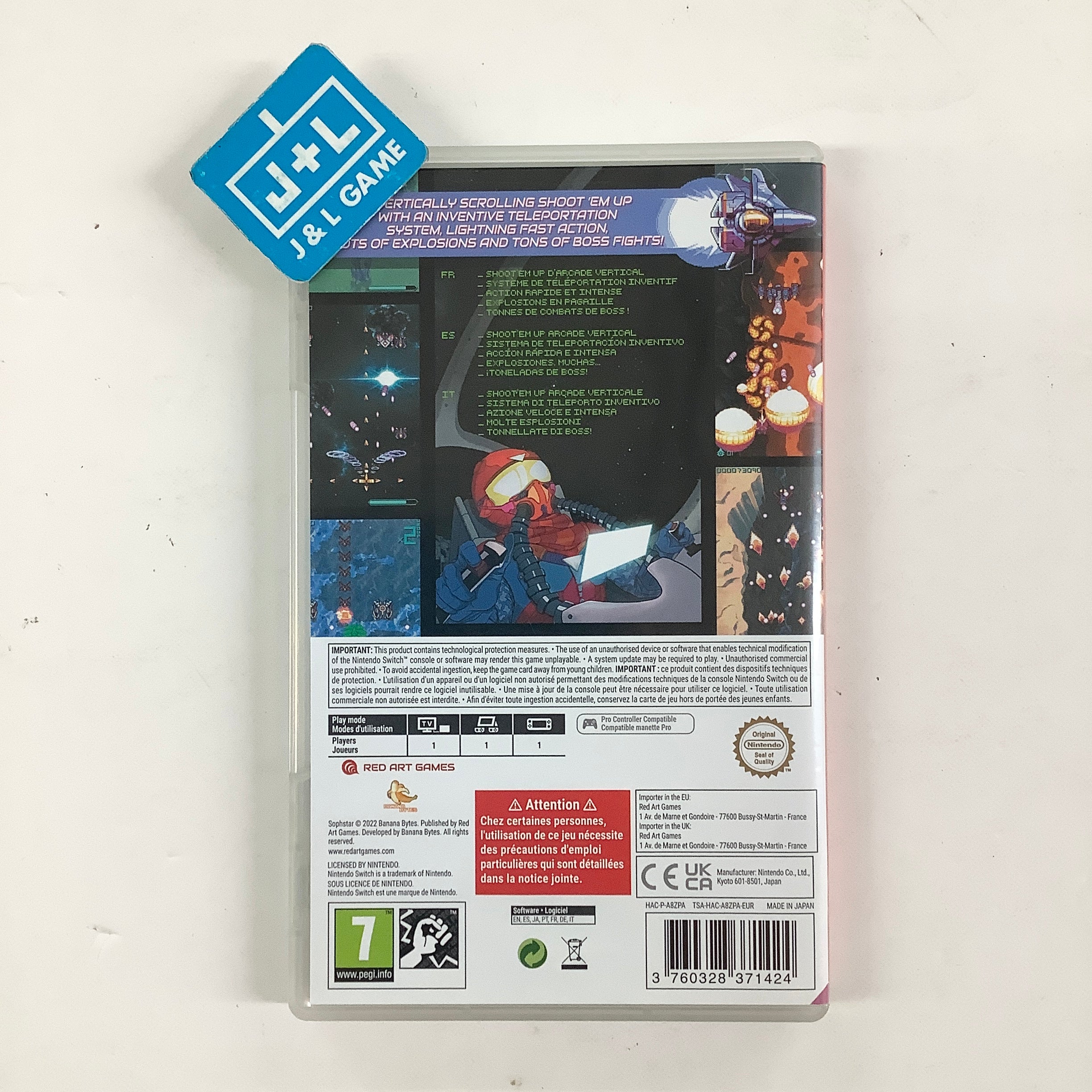 SophStar - (NSW) Nintendo Switch [Pre-Owned] (European Import) Video Games Red Art Games