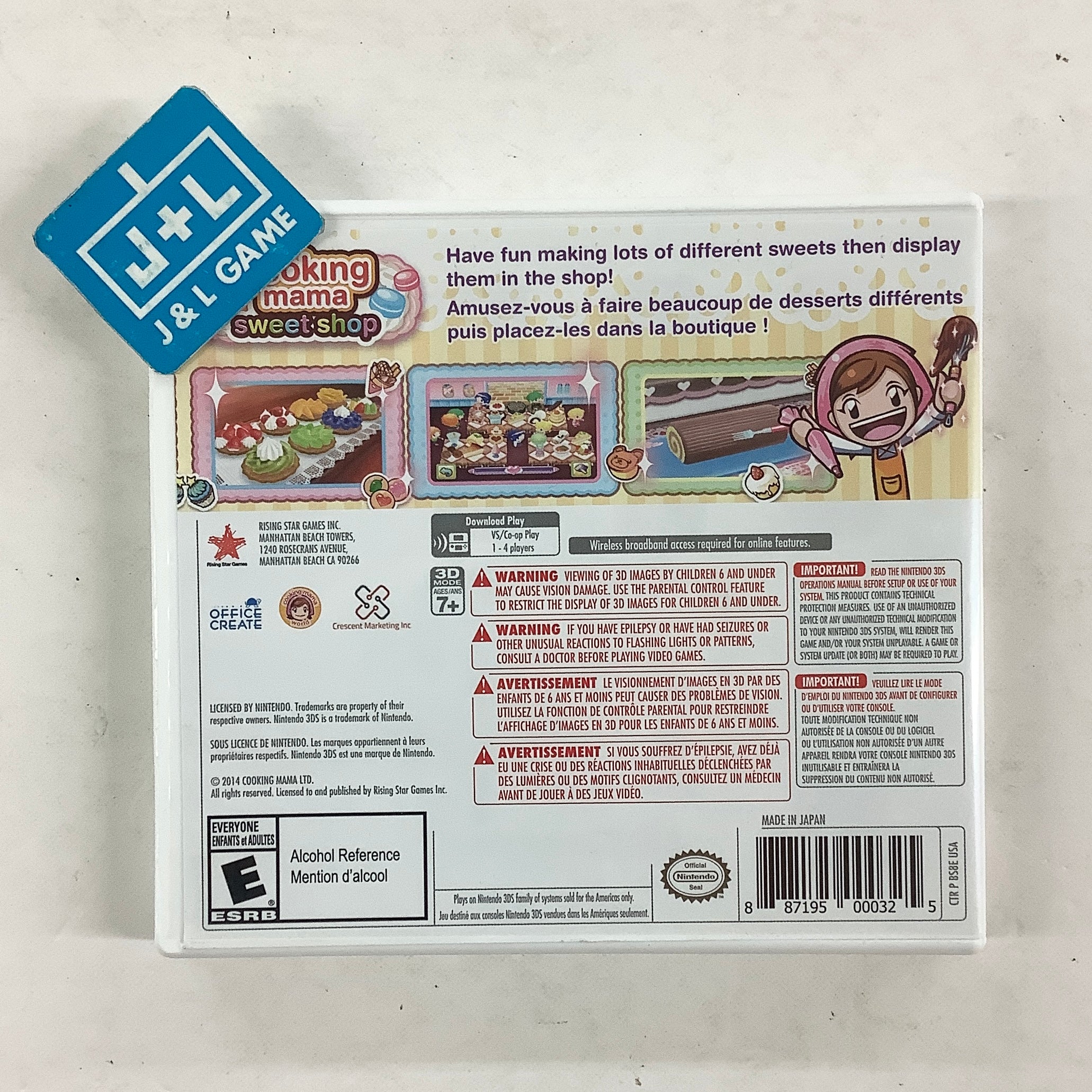 Cooking Mama: Sweet Shop - Nintendo 3DS [Pre-Owned] Video Games Rising Star Games